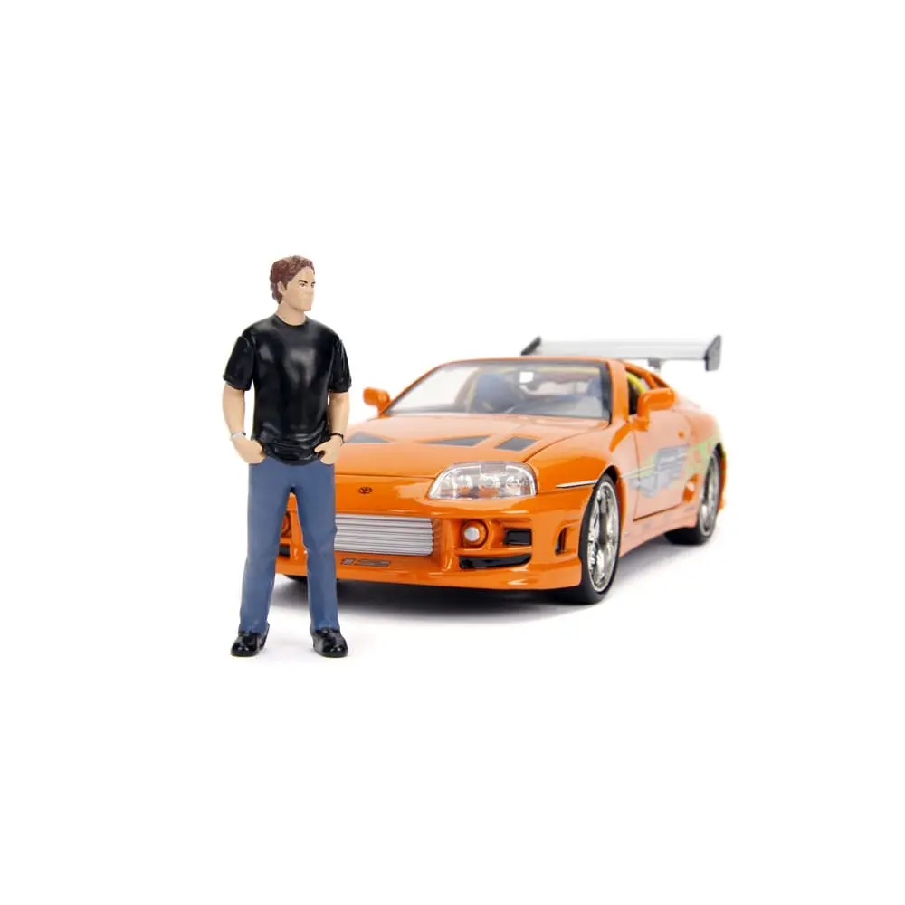The Fast and Furious Diecast Model Hollywood Rides 1/24 1995 Toyota Supra z figurką Brian O'Connor zdjęcie produktu