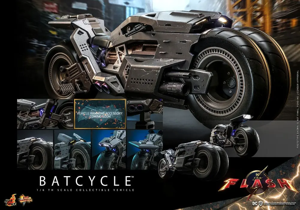 The Flash Movie Masterpiece Vehicle 1/6 Batcycle 56 cm zdjęcie produktu