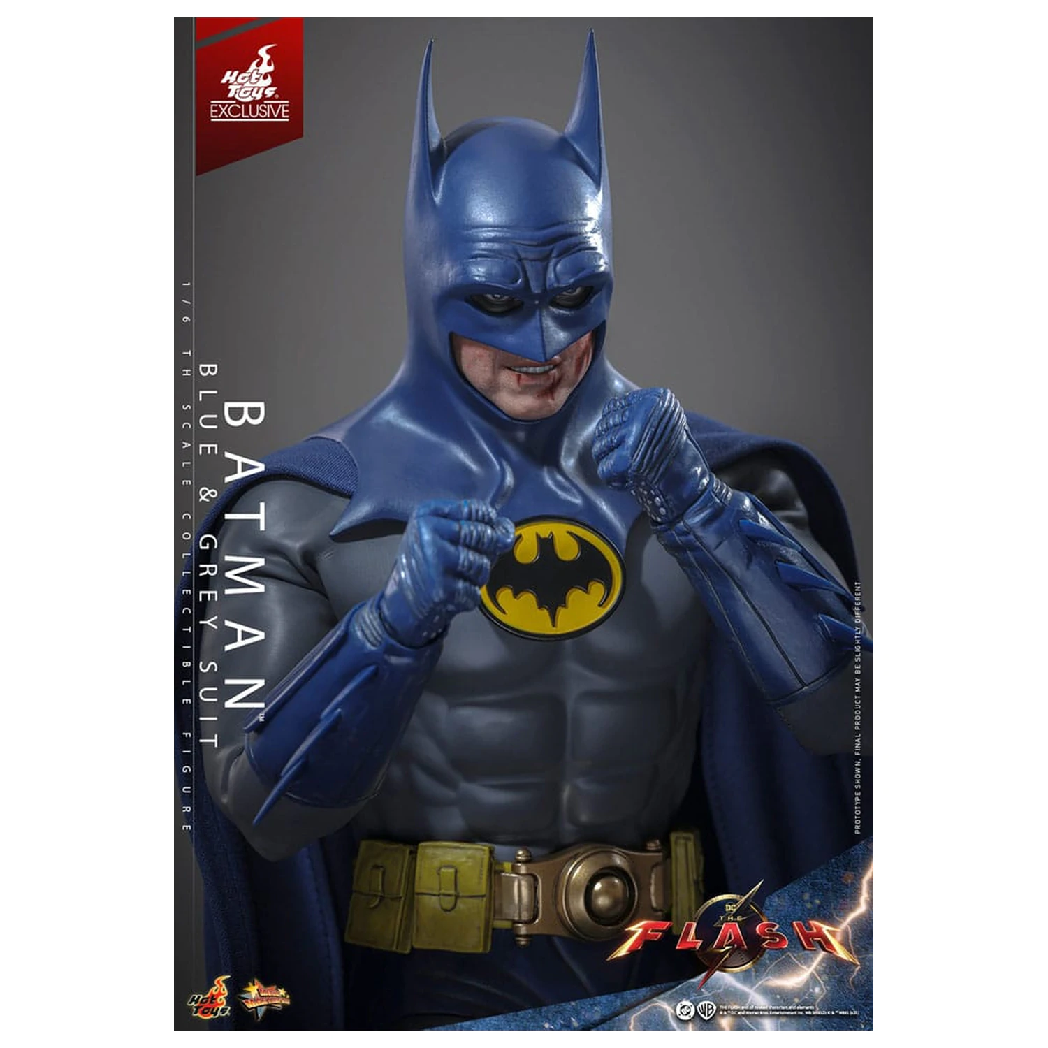 The Flash Movie Masterpiece Figurka akcji 1/6 Batman (Blue & Grey Suit) Edycja Limitowana 30 cm zdjęcie produktu
