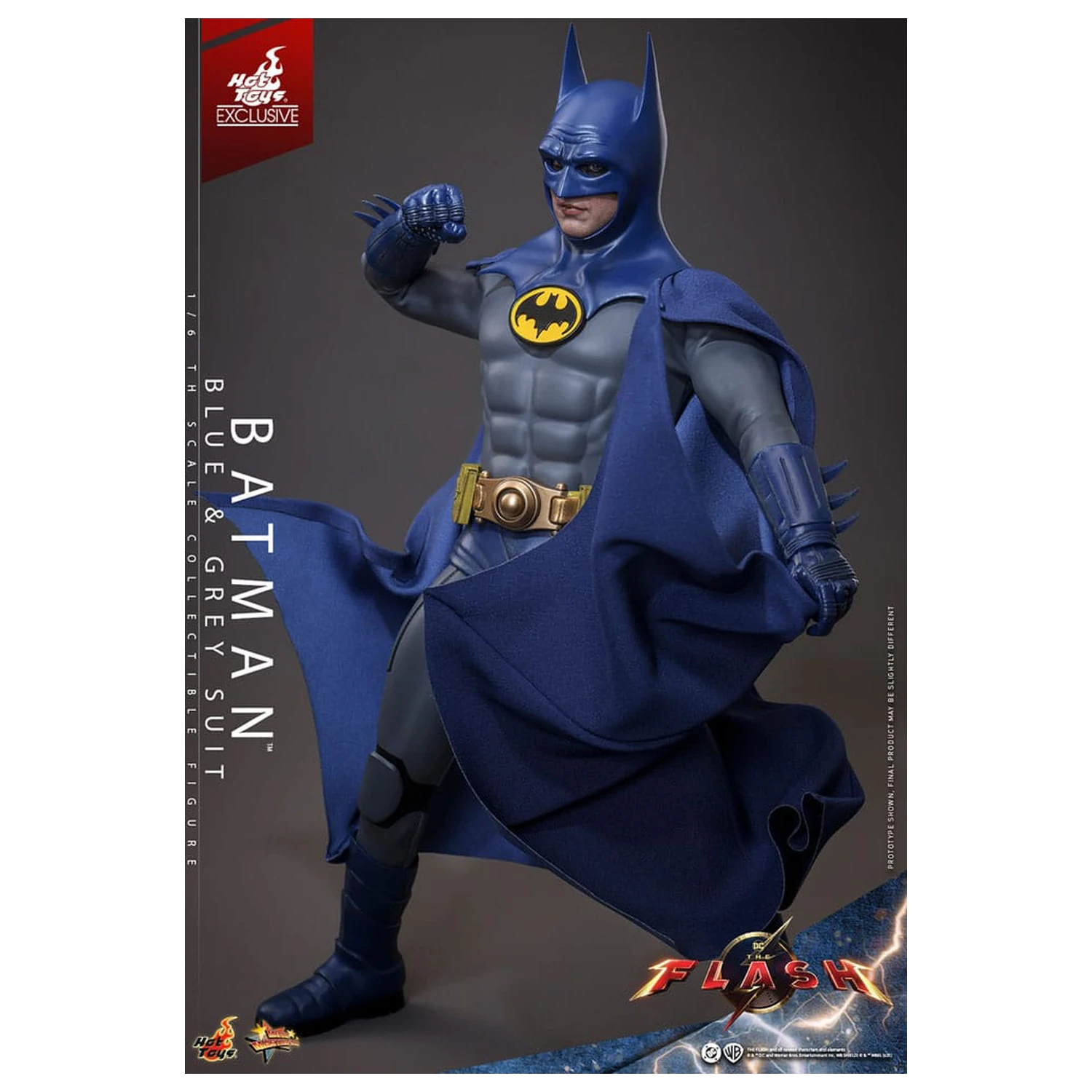 The Flash Movie Masterpiece Figurka akcji 1/6 Batman (Blue & Grey Suit) Edycja Limitowana 30 cm zdjęcie produktu