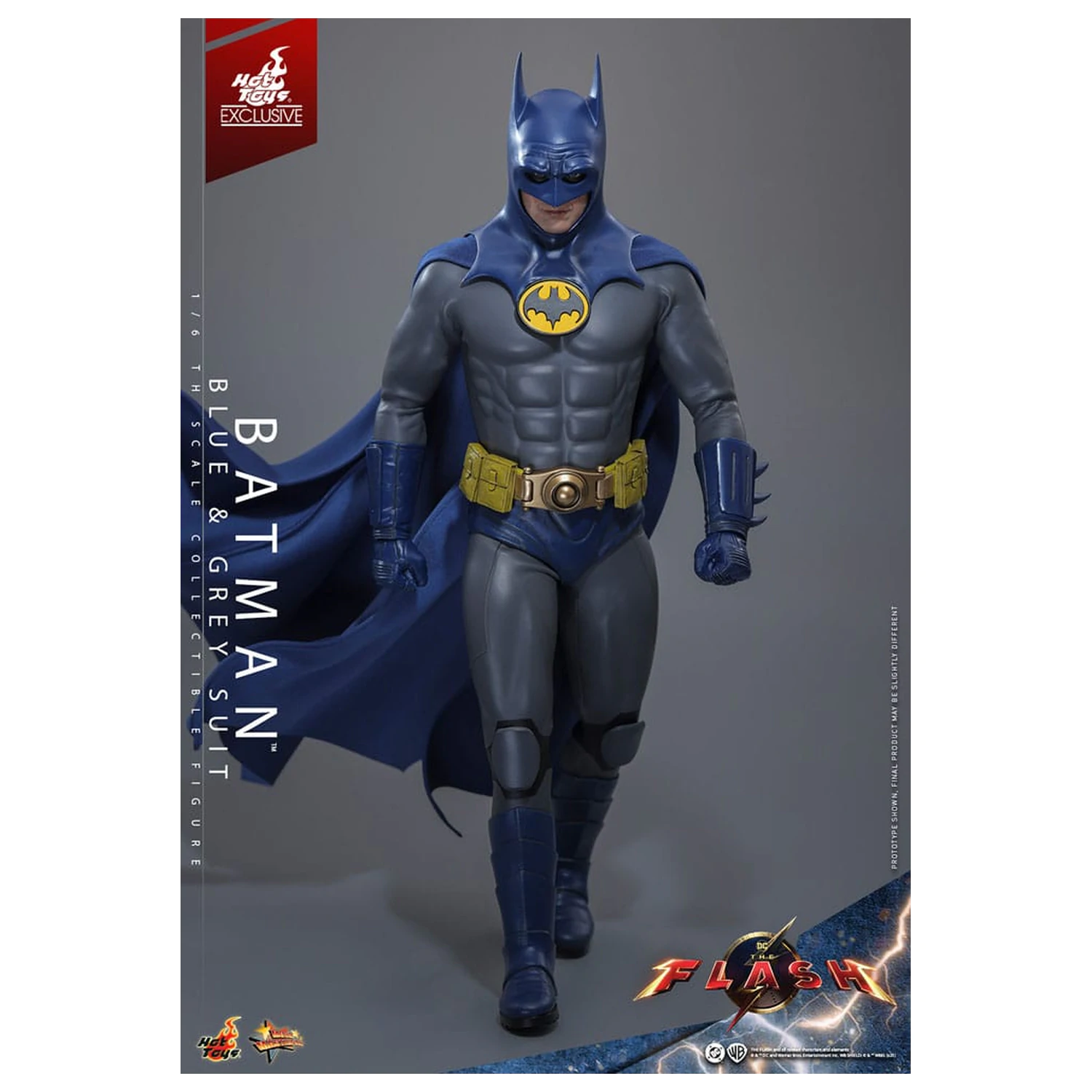 The Flash Movie Masterpiece Figurka akcji 1/6 Batman (Blue & Grey Suit) Edycja Limitowana 30 cm zdjęcie produktu