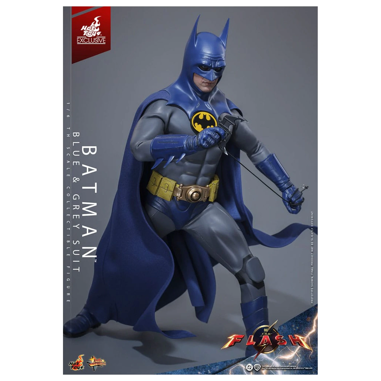 The Flash Movie Masterpiece Figurka akcji 1/6 Batman (Blue & Grey Suit) Edycja Limitowana 30 cm zdjęcie produktu