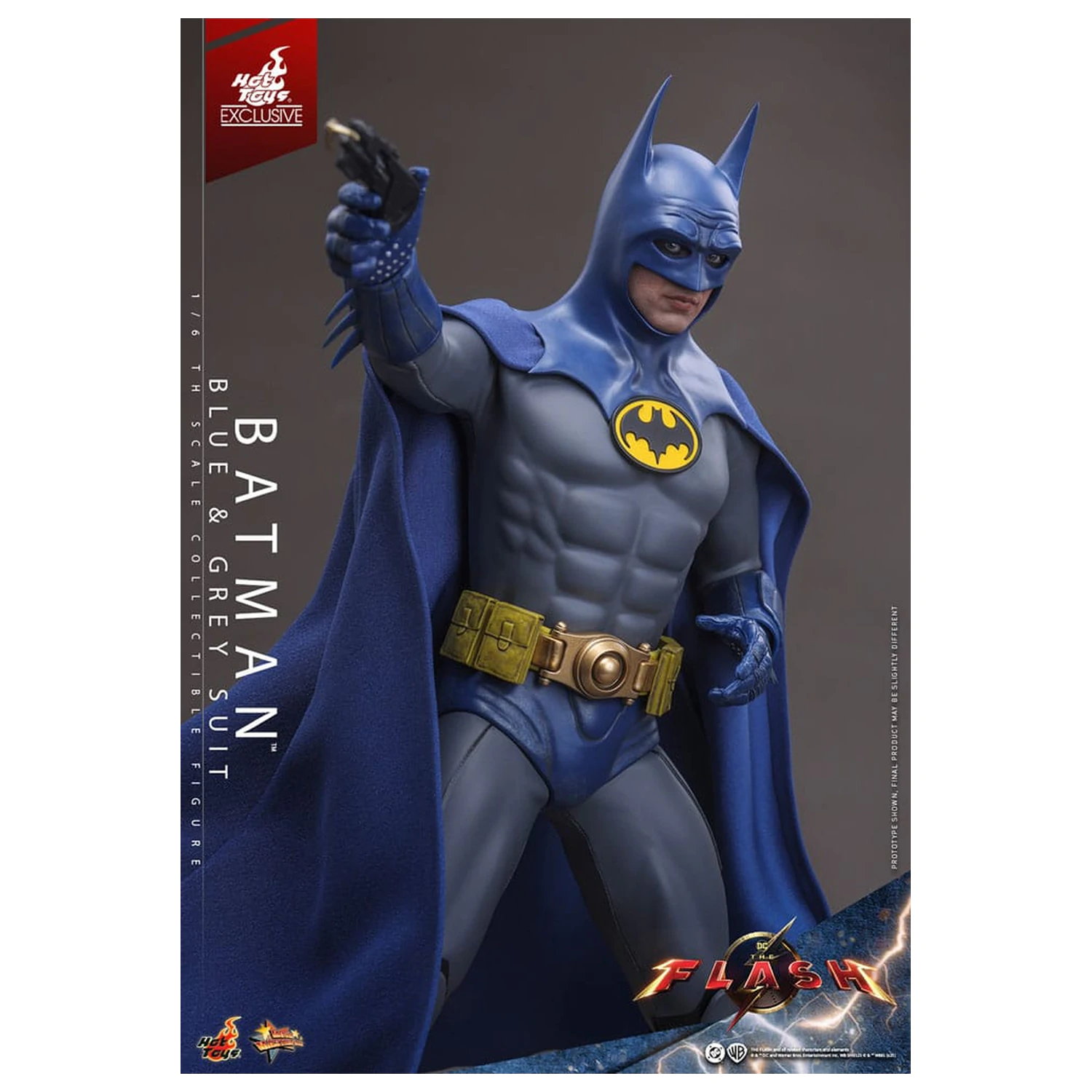 The Flash Movie Masterpiece Figurka akcji 1/6 Batman (Blue & Grey Suit) Edycja Limitowana 30 cm zdjęcie produktu