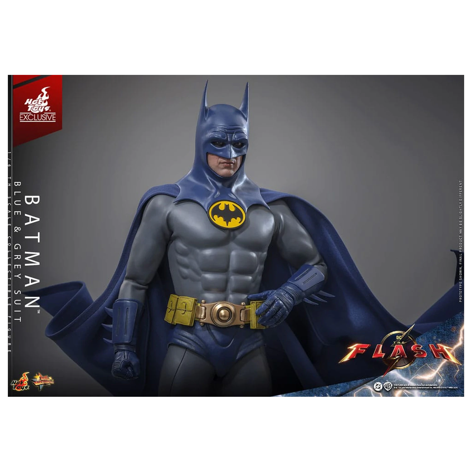 The Flash Movie Masterpiece Figurka akcji 1/6 Batman (Blue & Grey Suit) Edycja Limitowana 30 cm zdjęcie produktu