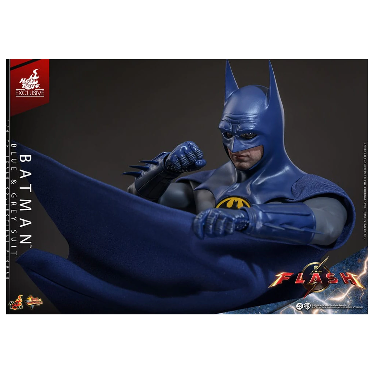 The Flash Movie Masterpiece Figurka akcji 1/6 Batman (Blue & Grey Suit) Edycja Limitowana 30 cm zdjęcie produktu
