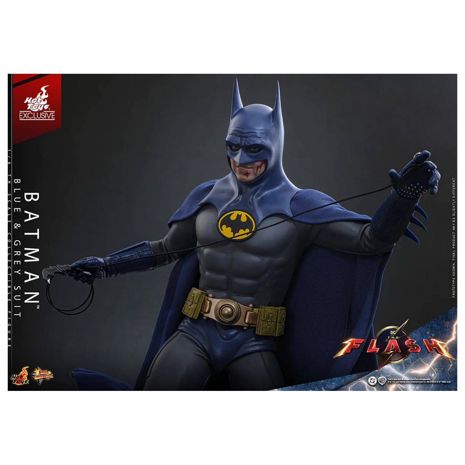 The Flash Movie Masterpiece Figurka akcji 1/6 Batman (Blue & Grey Suit) Edycja Limitowana 30 cm zdjęcie produktu