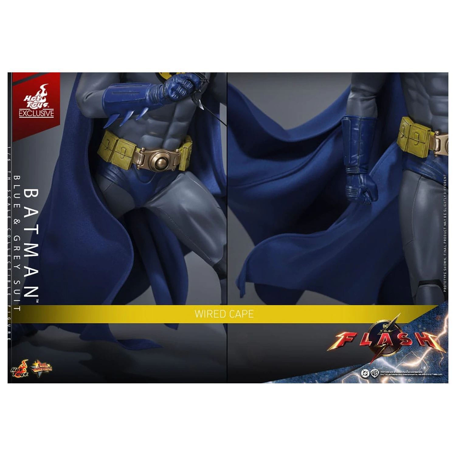 The Flash Movie Masterpiece Figurka akcji 1/6 Batman (Blue & Grey Suit) Edycja Limitowana 30 cm zdjęcie produktu