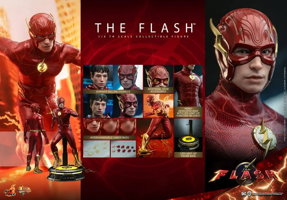 The Flash Movie Masterpiece Figurka Akcji 1/6 The Flash 30 cm zdjęcie produktu
