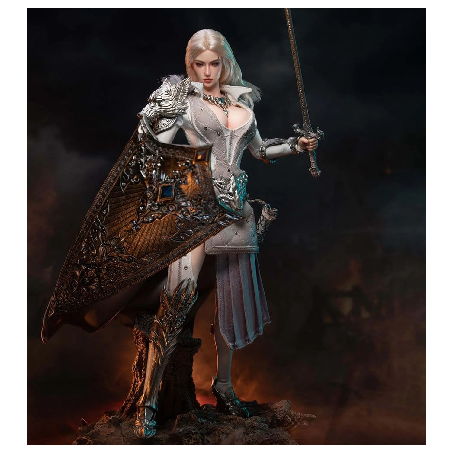 The Girl Under Wolf's Ward Action Figure 1/6 Alina (Silver) 30 cm zdjęcie produktu