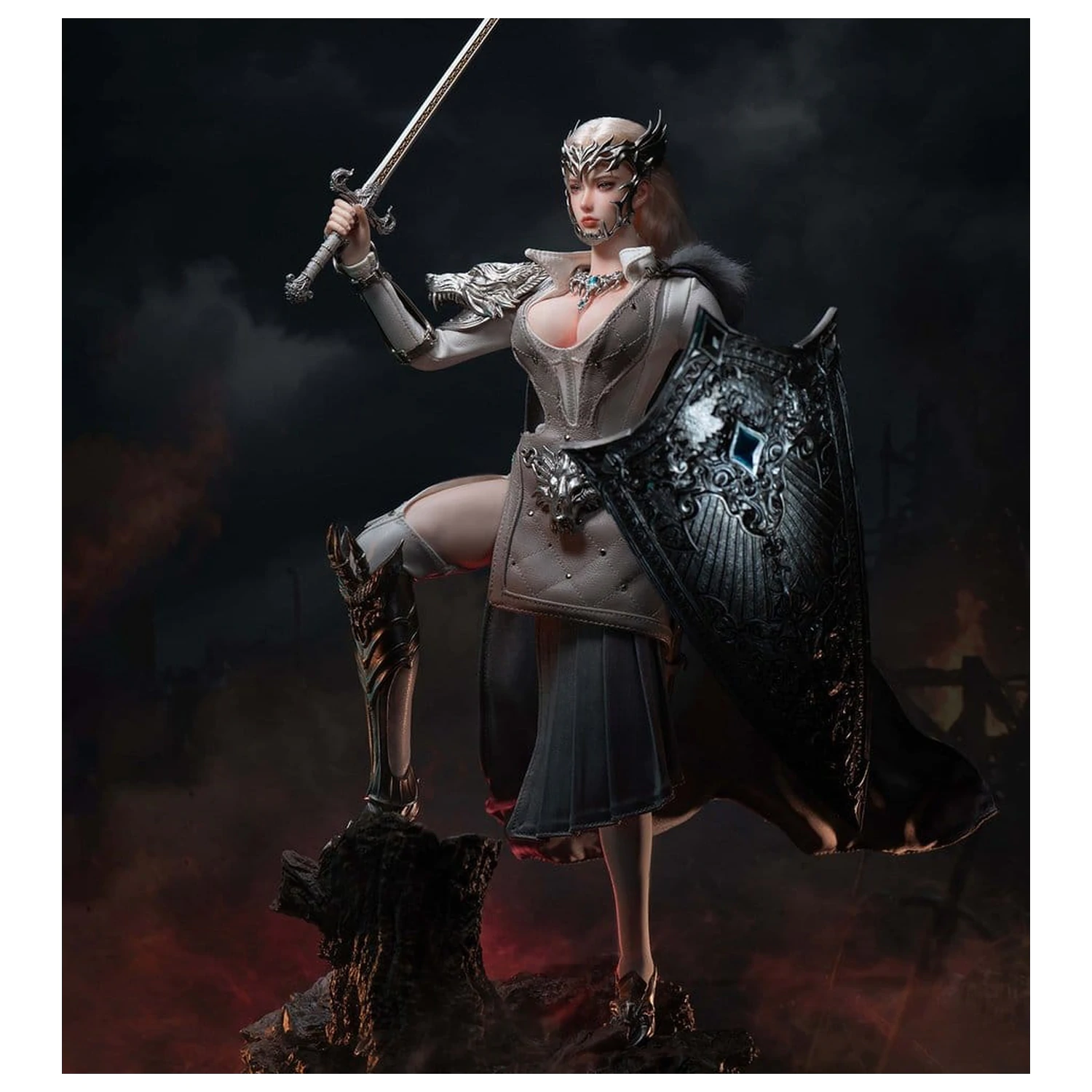 The Girl Under Wolf's Ward Action Figure 1/6 Alina (Silver) 30 cm zdjęcie produktu