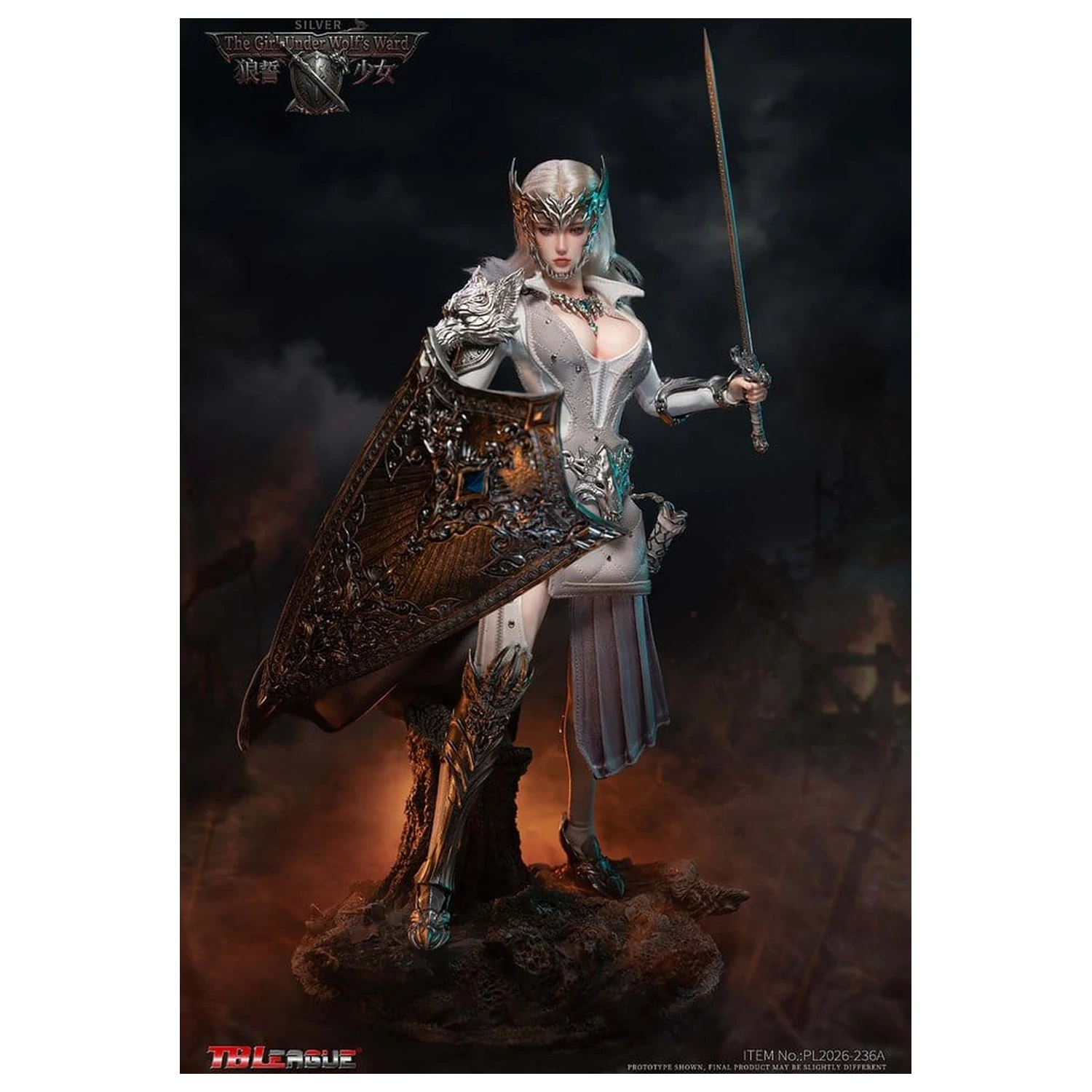 The Girl Under Wolf's Ward Action Figure 1/6 Alina (Silver) 30 cm zdjęcie produktu