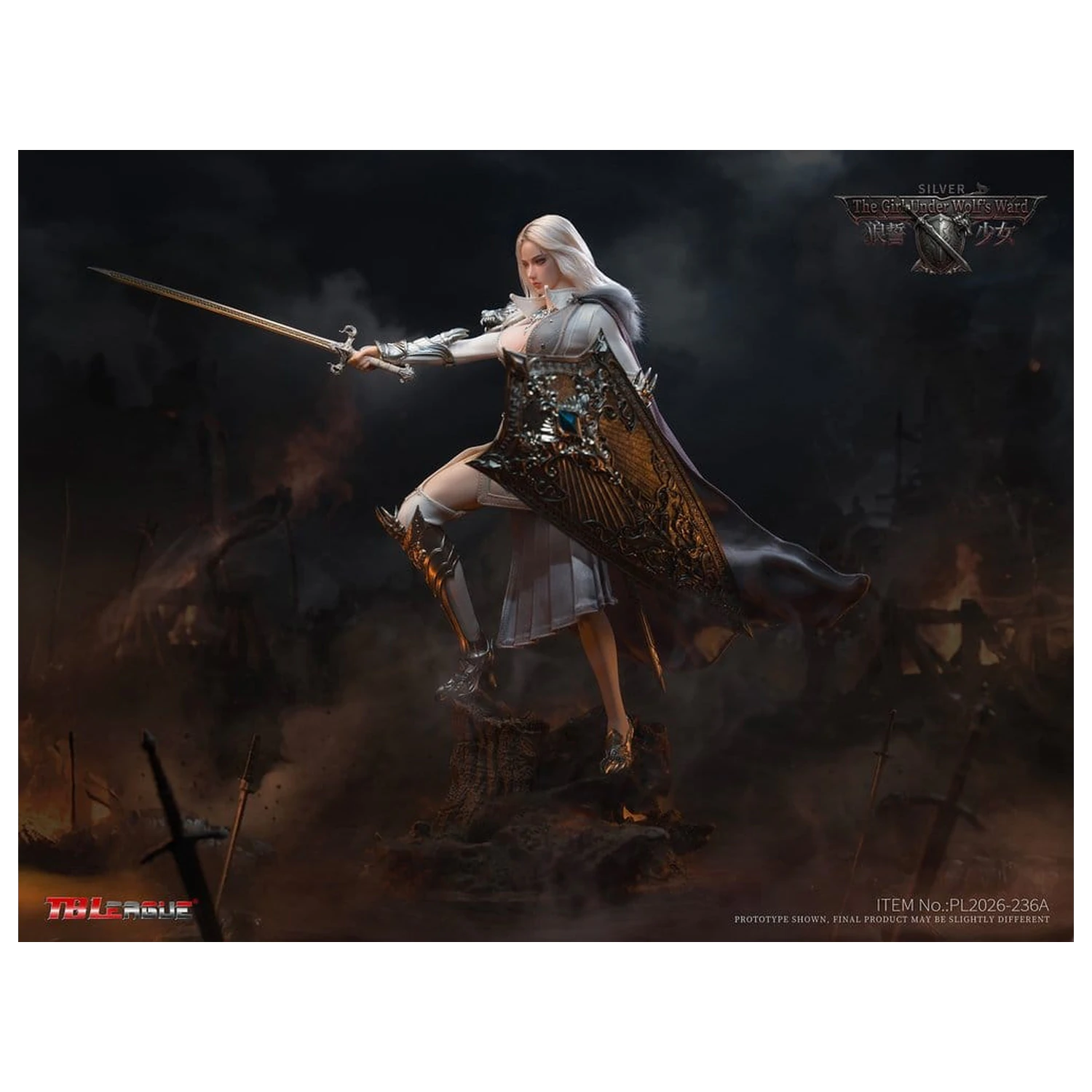 The Girl Under Wolf's Ward Action Figure 1/6 Alina (Silver) 30 cm zdjęcie produktu
