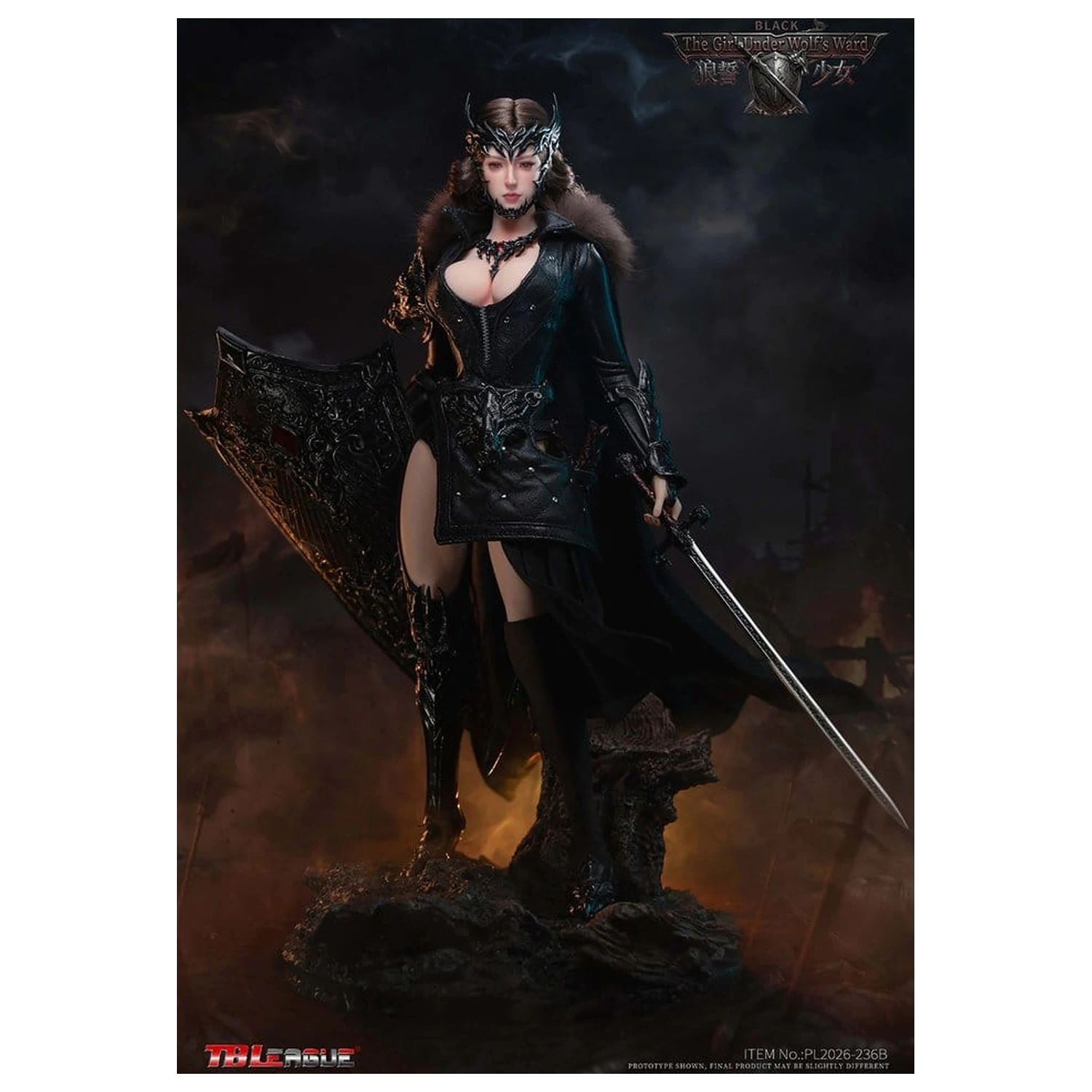 The Girl Under Wolf's Ward Action Figure 1/6 Eleanor (Black) 30 cm zdjęcie produktu