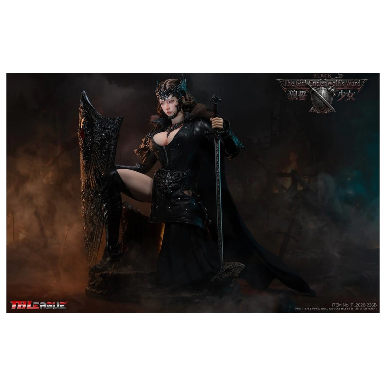 The Girl Under Wolf's Ward Action Figure 1/6 Eleanor (Black) 30 cm zdjęcie produktu