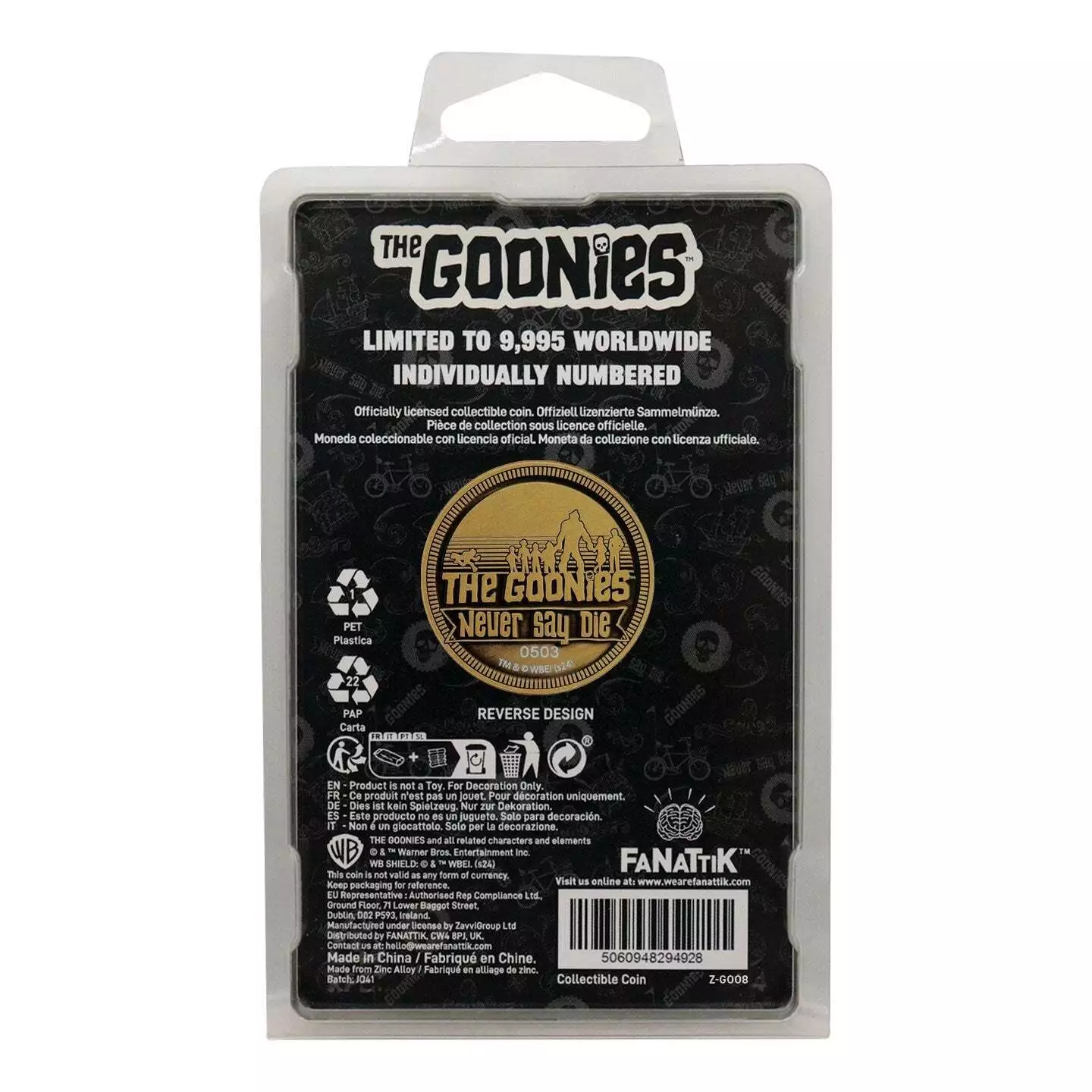 The Goonies Collectable Coin Leniwiec (Sloth) zdjęcie produktu