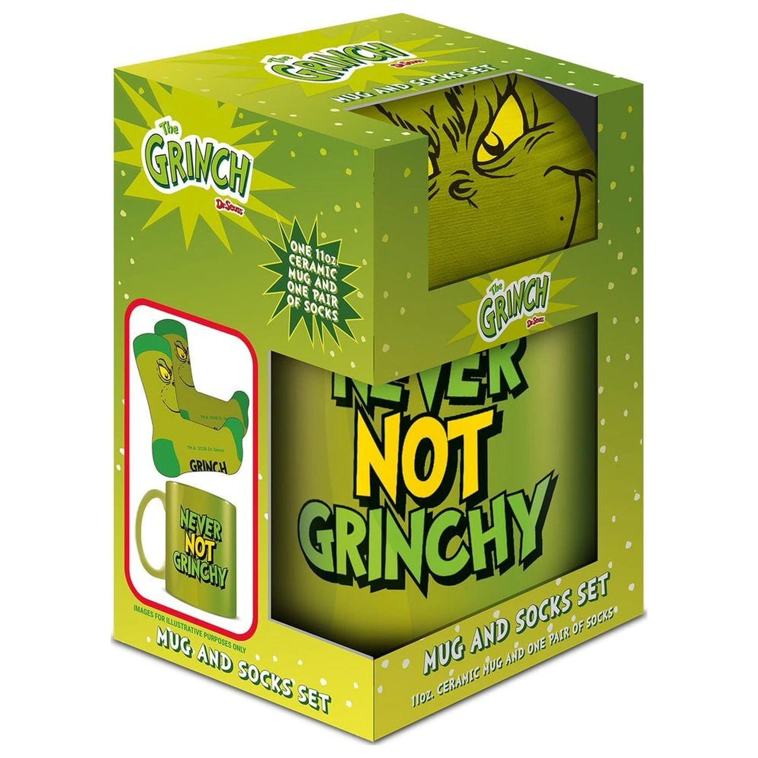 The Grinch zestaw kubek i skarpetki zdjęcie produktu