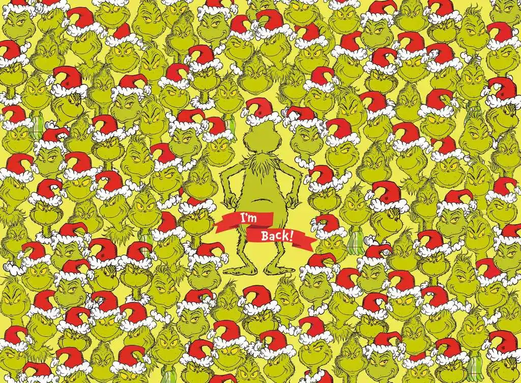 The Grinch Jigsaw Puzzle Challenge Merry Grinchmas (500 elementów) zdjęcie produktu