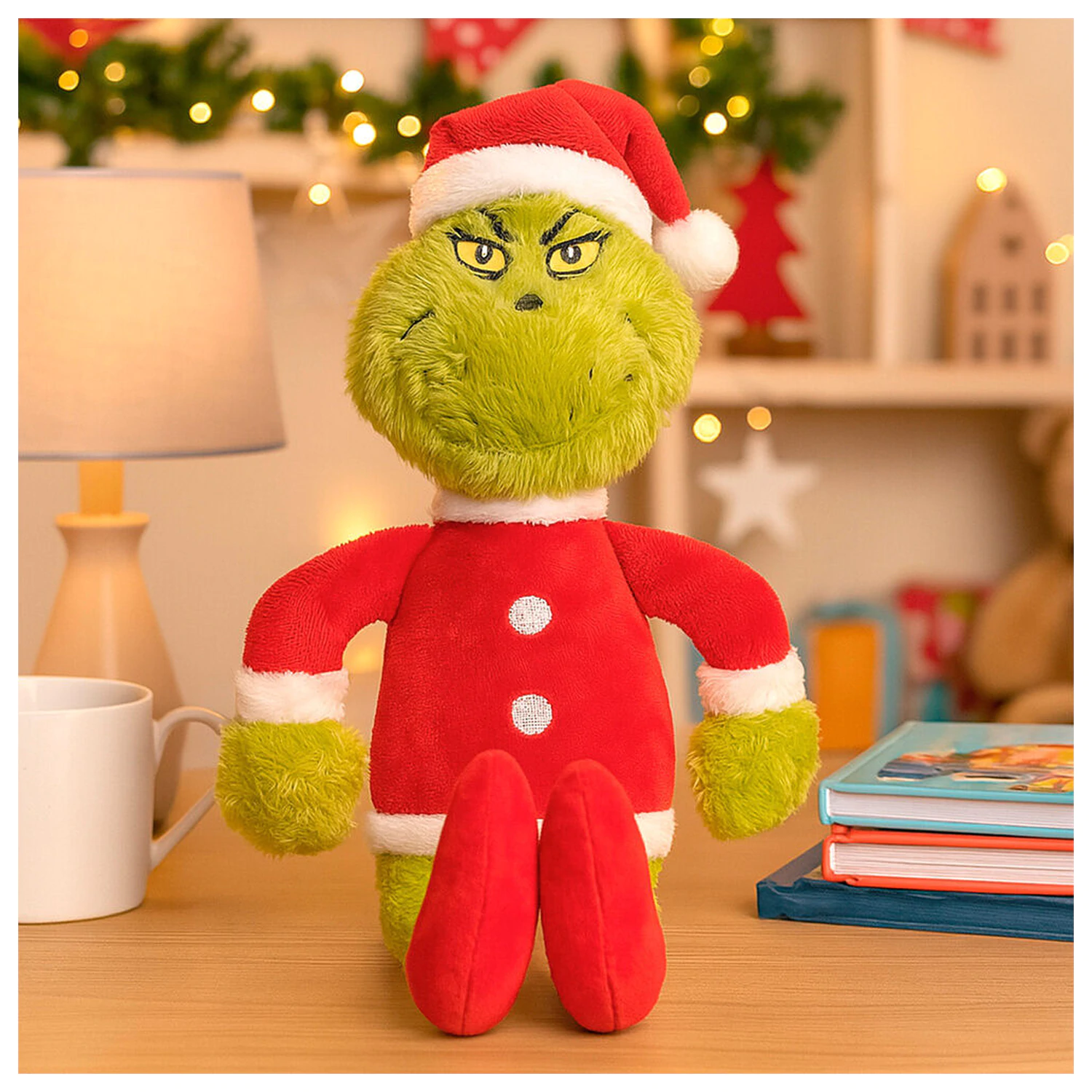 Pluszowa zabawka Grinch Father Christmas 30cm zdjęcie produktu