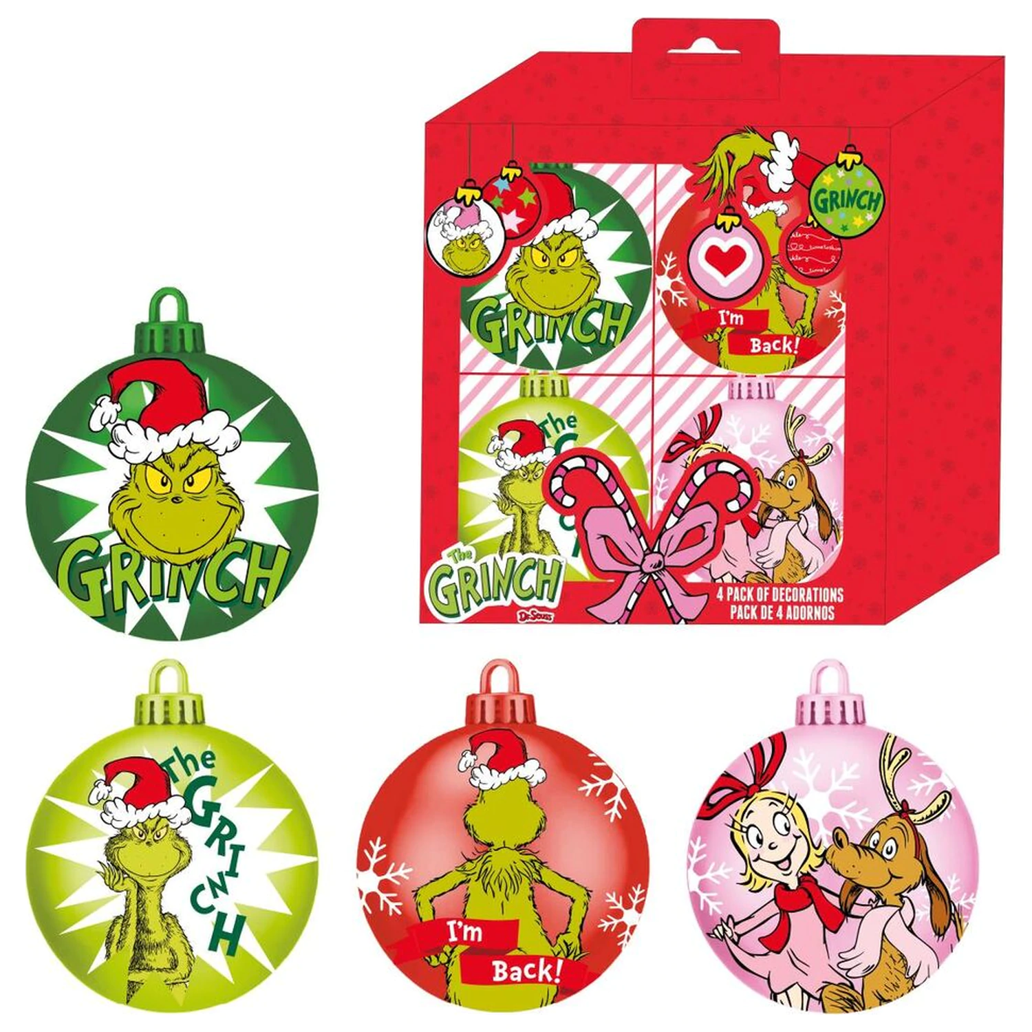 The Grinch zestaw bombek świątecznych zdjęcie produktu