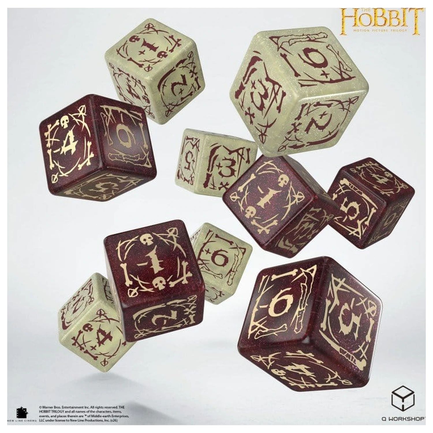 The Hobbit: 10 D6 zestaw kości Goblins zdjęcie produktu