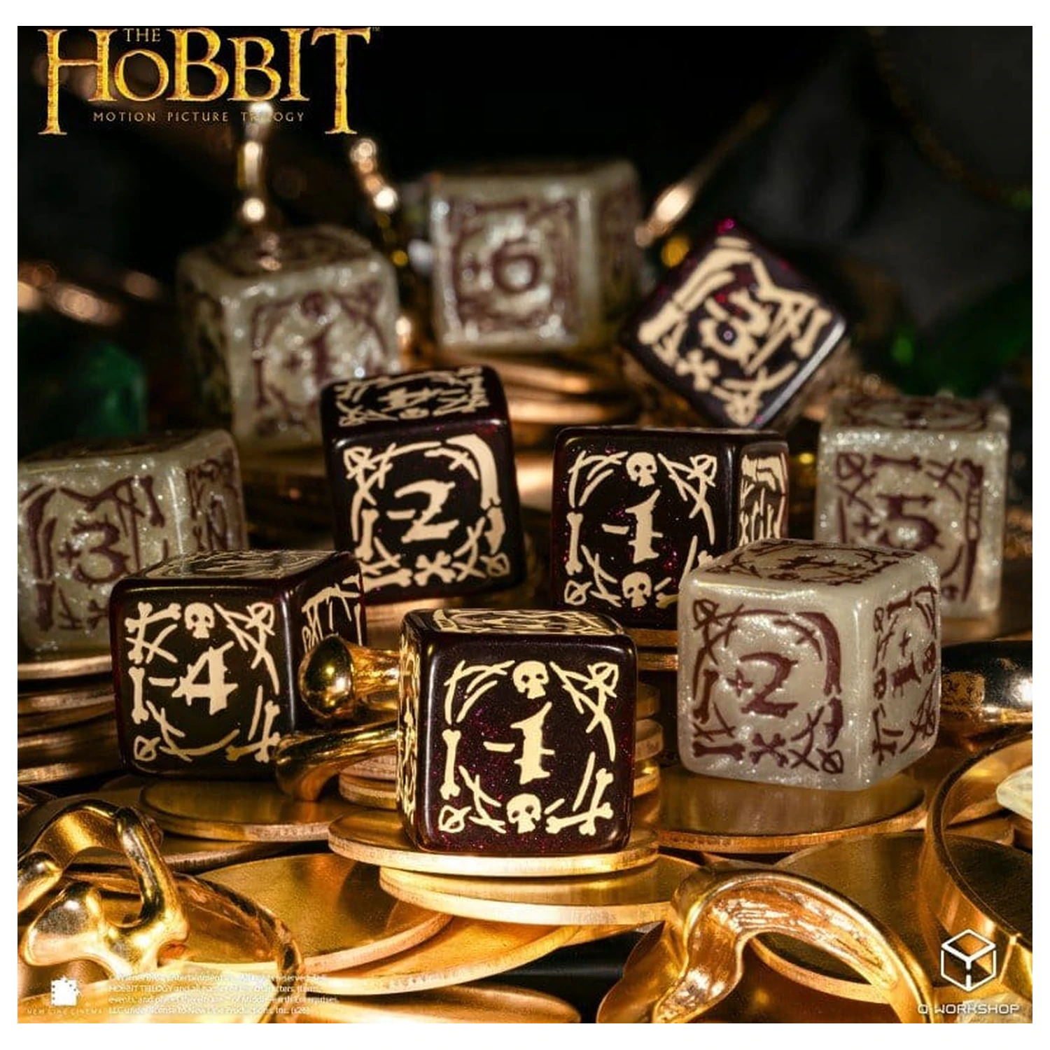 The Hobbit: 10 D6 zestaw kości Goblins zdjęcie produktu