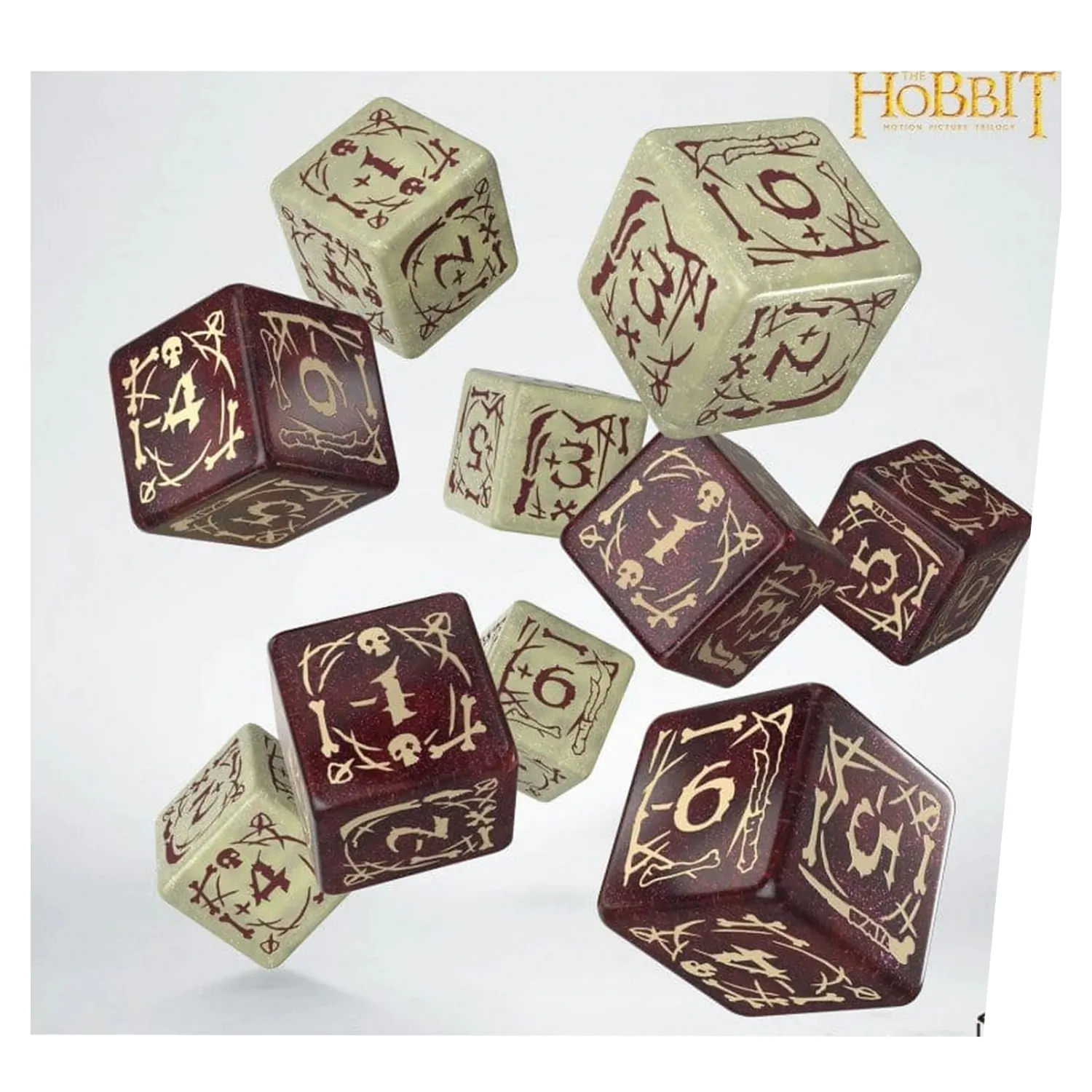 The Hobbit: 10 D6 zestaw kości Goblins zdjęcie produktu