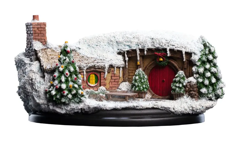 Hobbit Niespodziewana Podróż Statuetka 35 Bagshot Row Christmas Edition 7 cm zdjęcie produktu