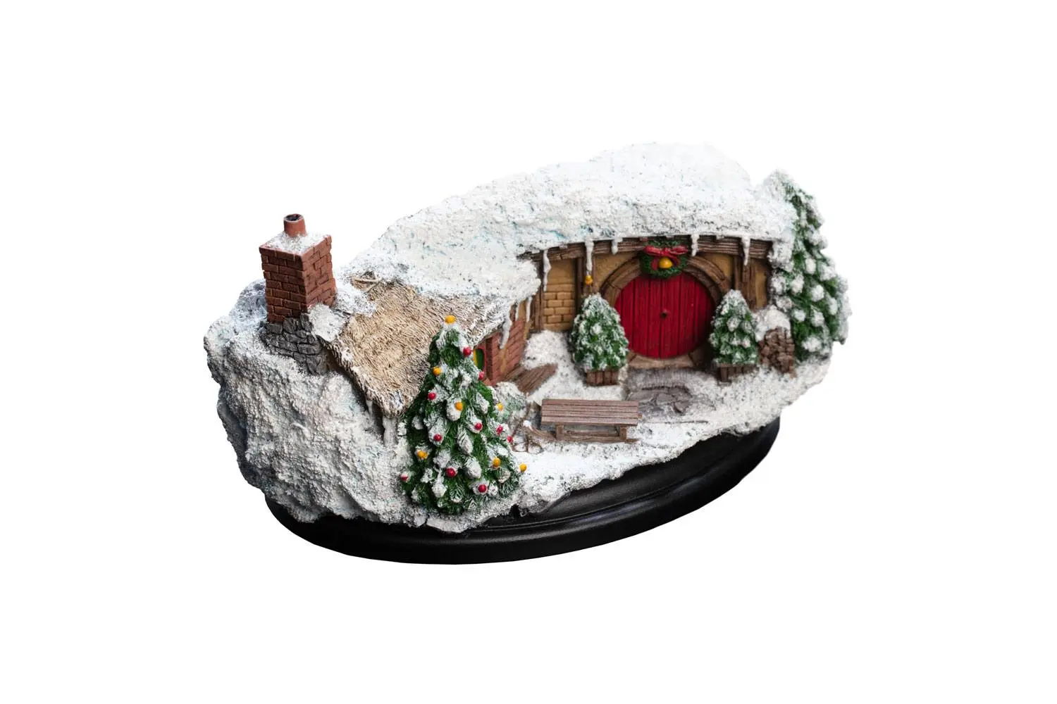 Hobbit Niespodziewana Podróż Statuetka 35 Bagshot Row Christmas Edition 7 cm zdjęcie produktu