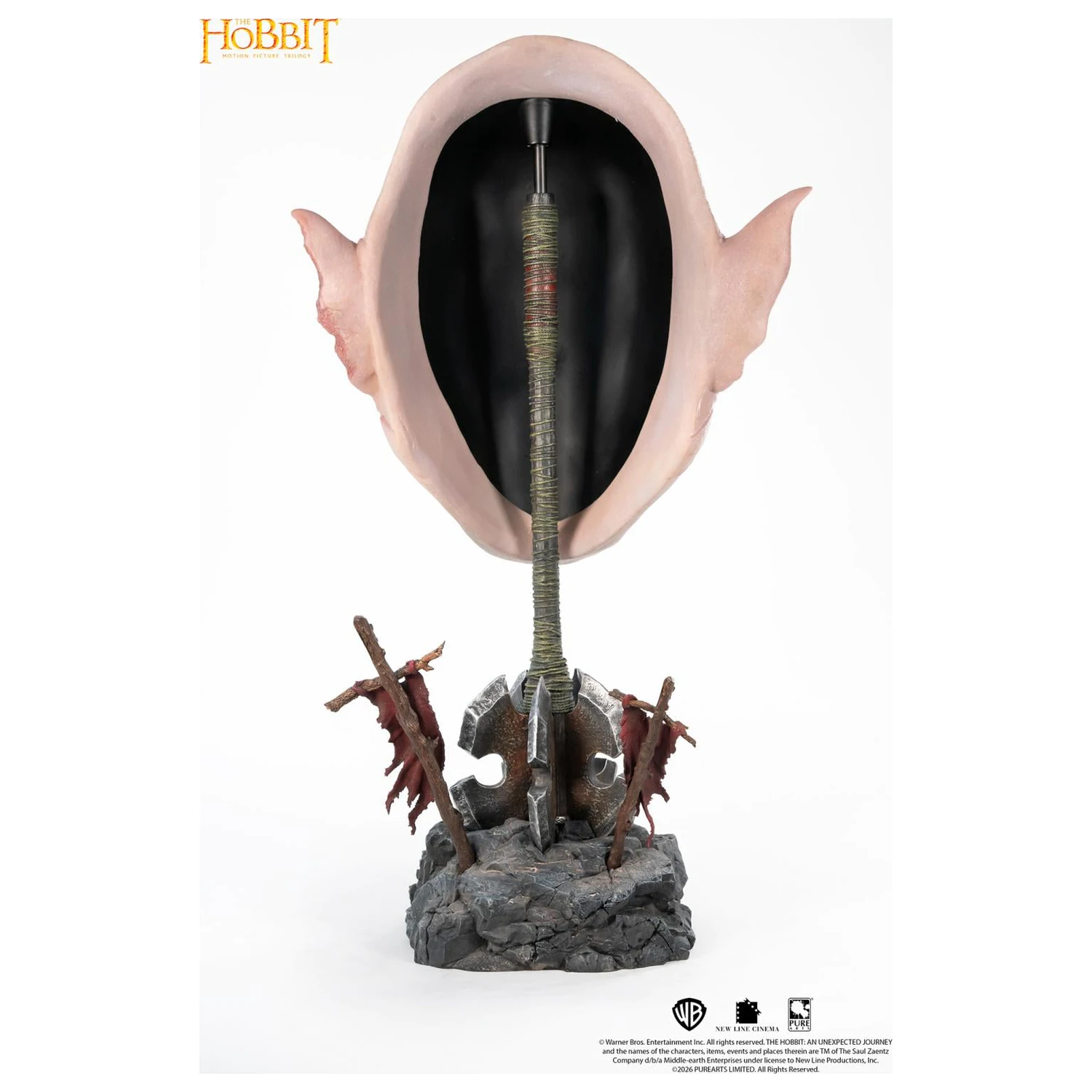 Maska artystyczna The Hobbit replika Azog 1/1 54 cm zdjęcie produktu