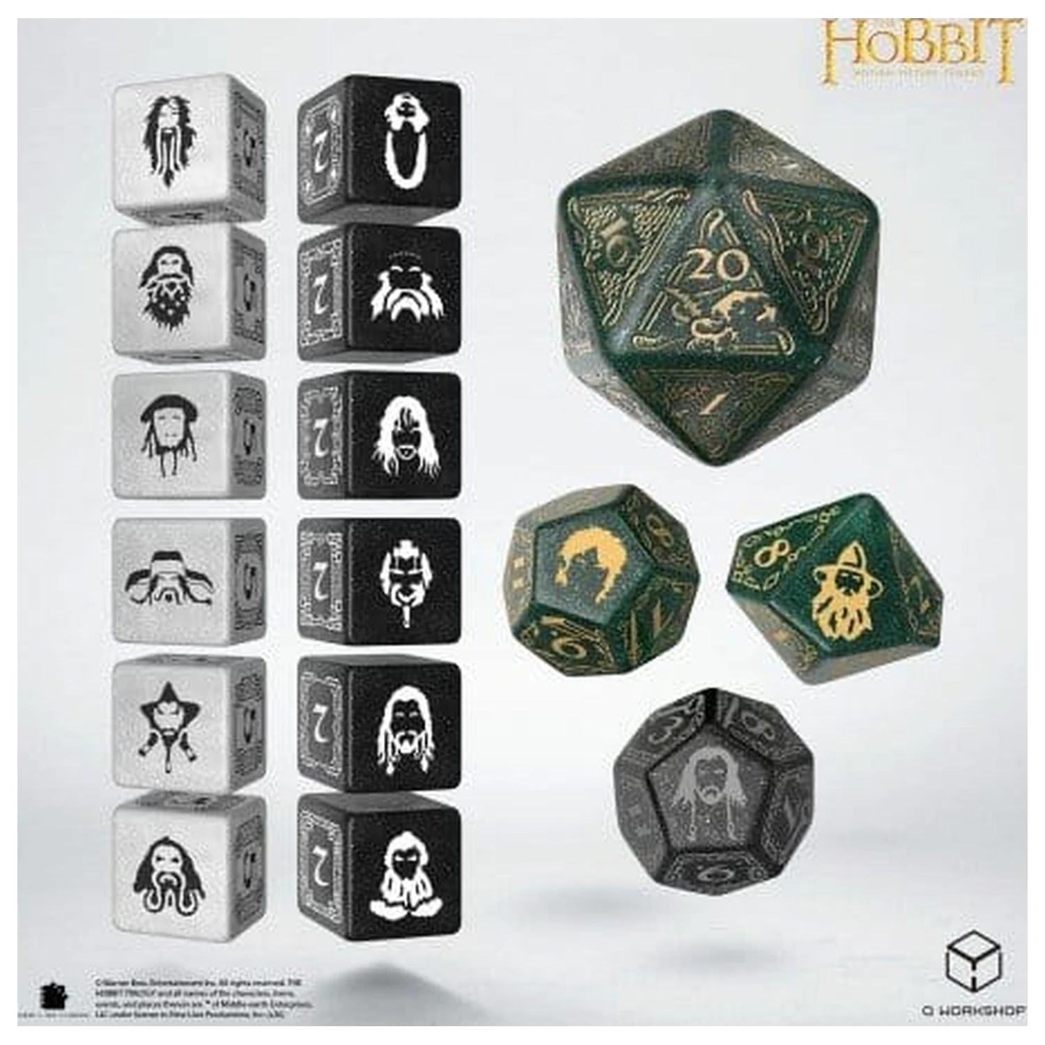 The Hobbit TCG Dice Set of 16 Verdant Grove – zestaw 16 kości do gry zdjęcie produktu