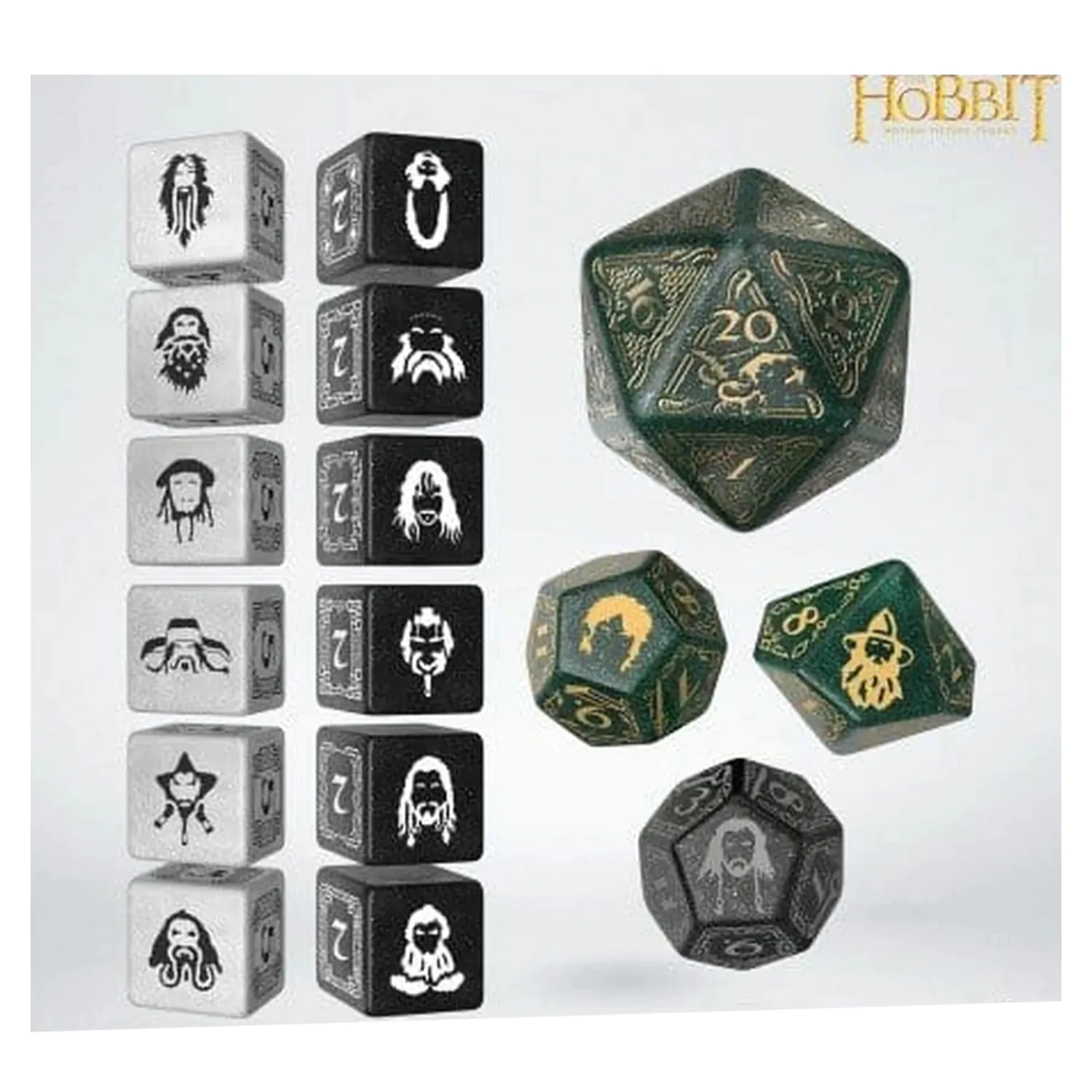 The Hobbit TCG Dice Set of 16 Verdant Grove – zestaw 16 kości do gry zdjęcie produktu