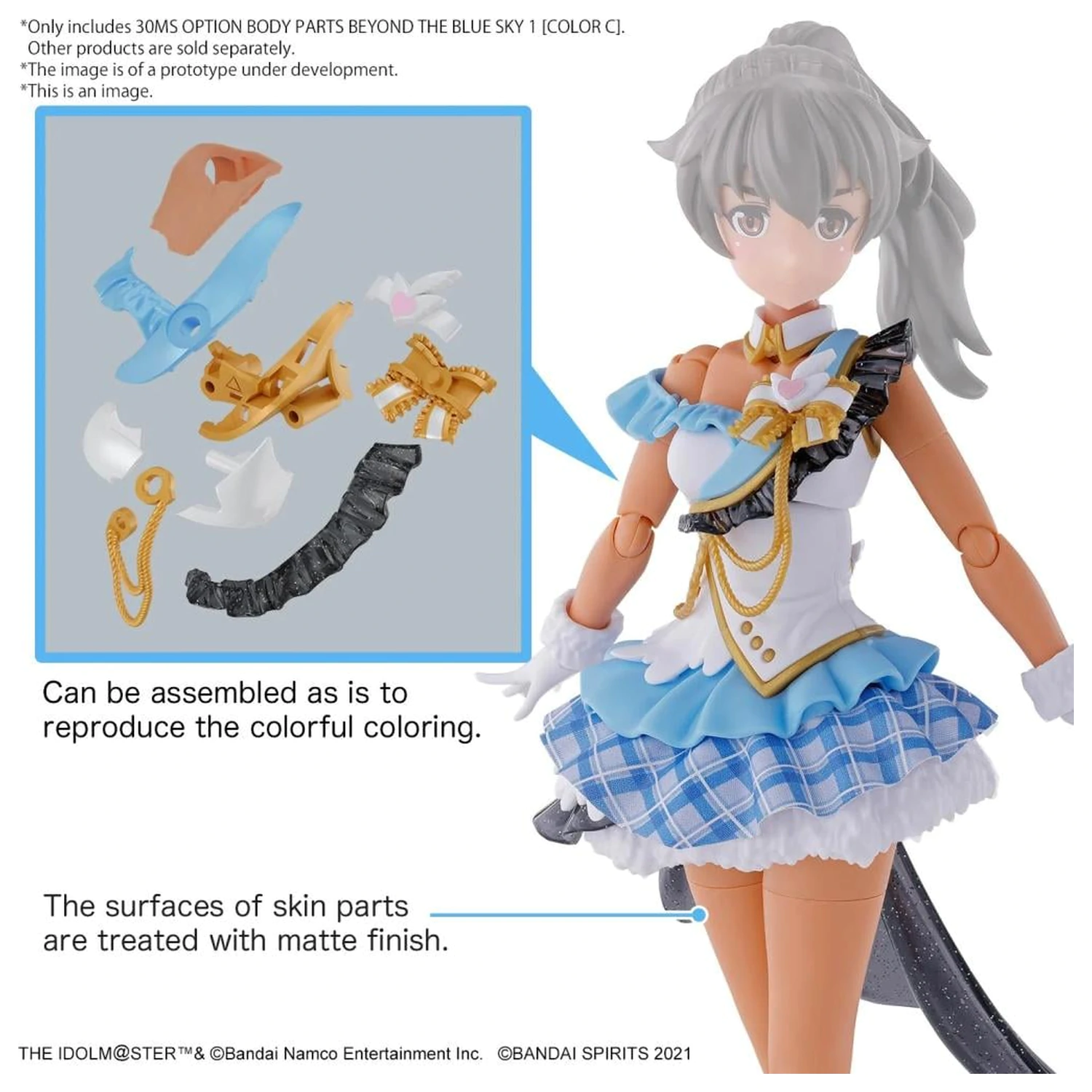 THE iDOLM@STER - Opcjonalne części ciała Beyond The Blue Sky 1 Kolor C - Zestaw modeli zdjęcie produktu