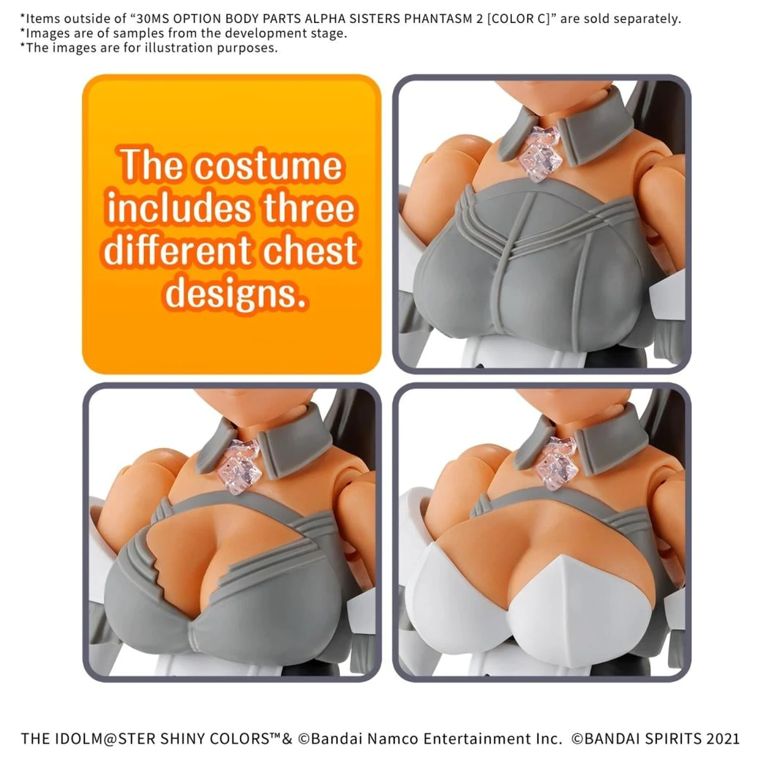 The Idolmaster - 30MS Option Body Parts Alpha Sister Phantasm 2 - zestaw modeli zdjęcie produktu
