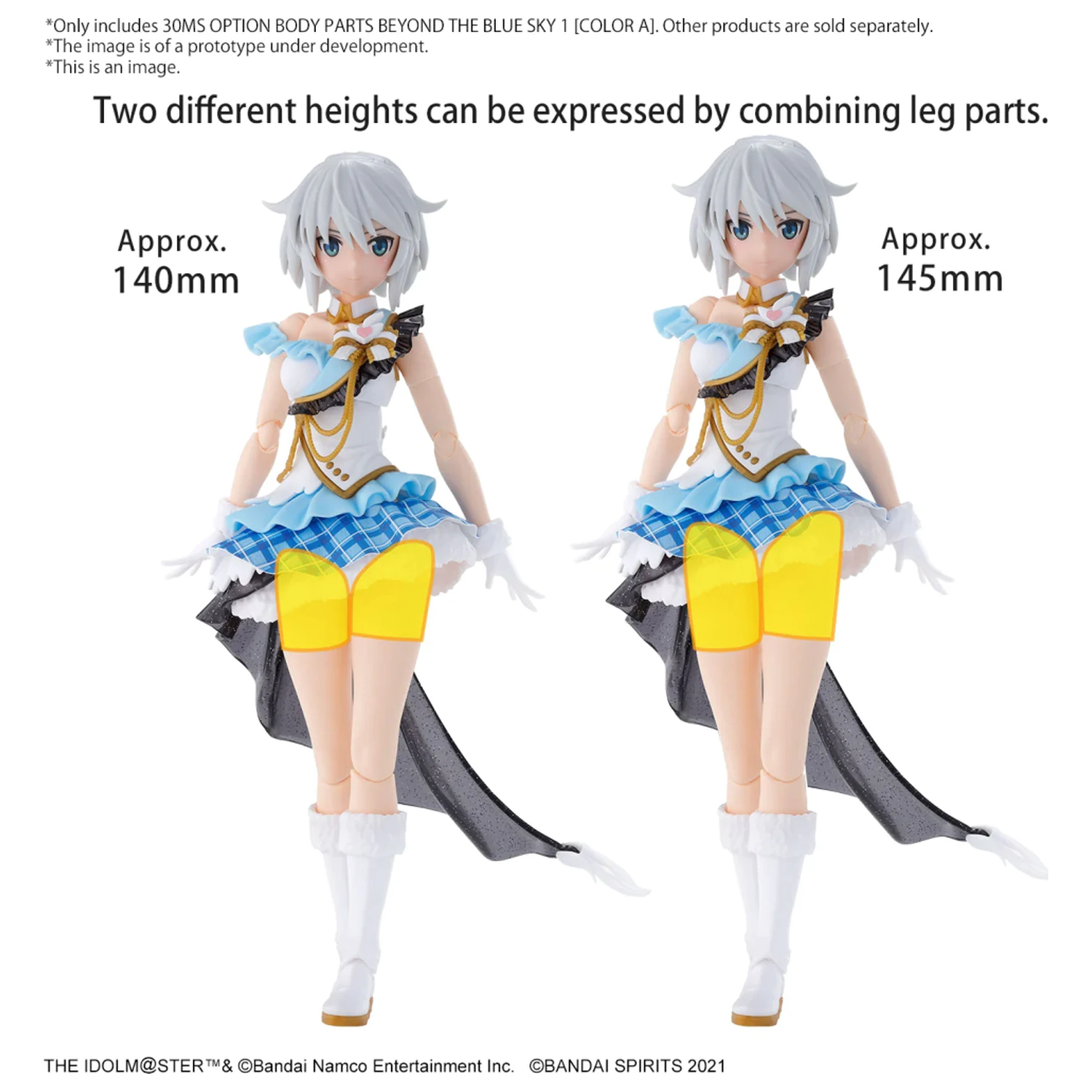 The Idolmaster 30MS Option Body Parts Beyond the Blue Sky 1 - Zestaw modeli zdjęcie produktu