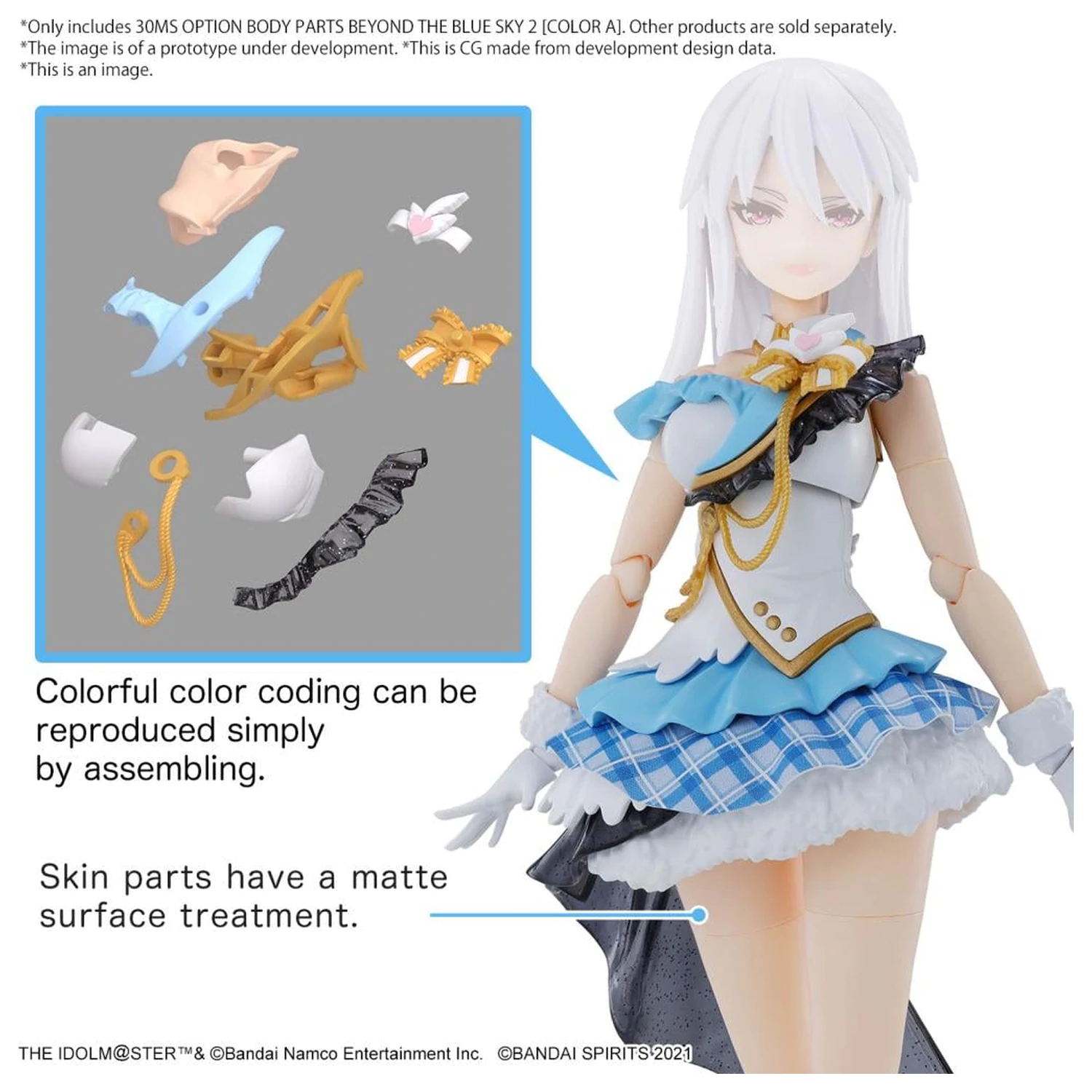 The Idolmaster 30MS Option Body Parts Beyond the Blue Sky 2 Zestaw Modelowy zdjęcie produktu