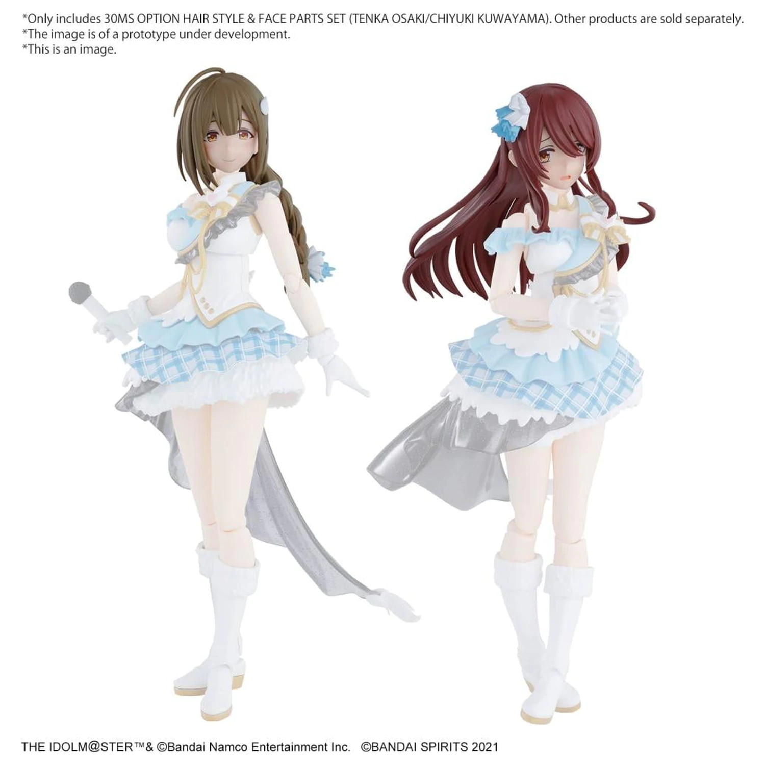 The Idolmaster 30MS Option Hair Style & Face Parts Set Model Kit zdjęcie produktu
