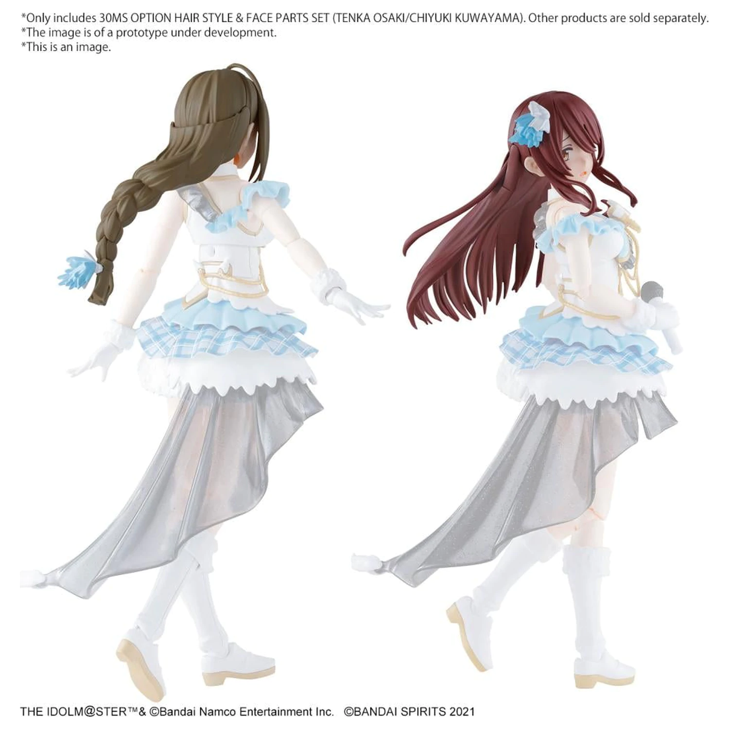 The Idolmaster 30MS Option Hair Style & Face Parts Set Model Kit zdjęcie produktu