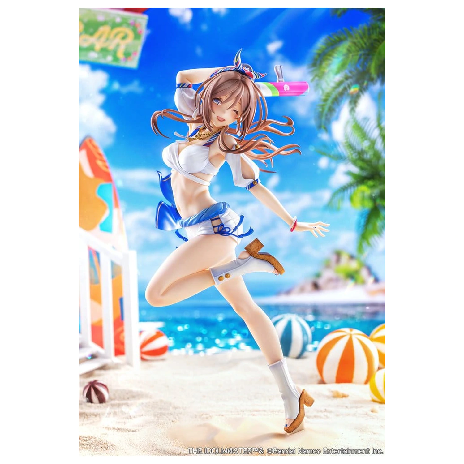 The Idolmaster Gakuen figurka PCV 1/7 Himesaki Rinami Kimi to Semi Blue Ver. 27 cm zdjęcie produktu