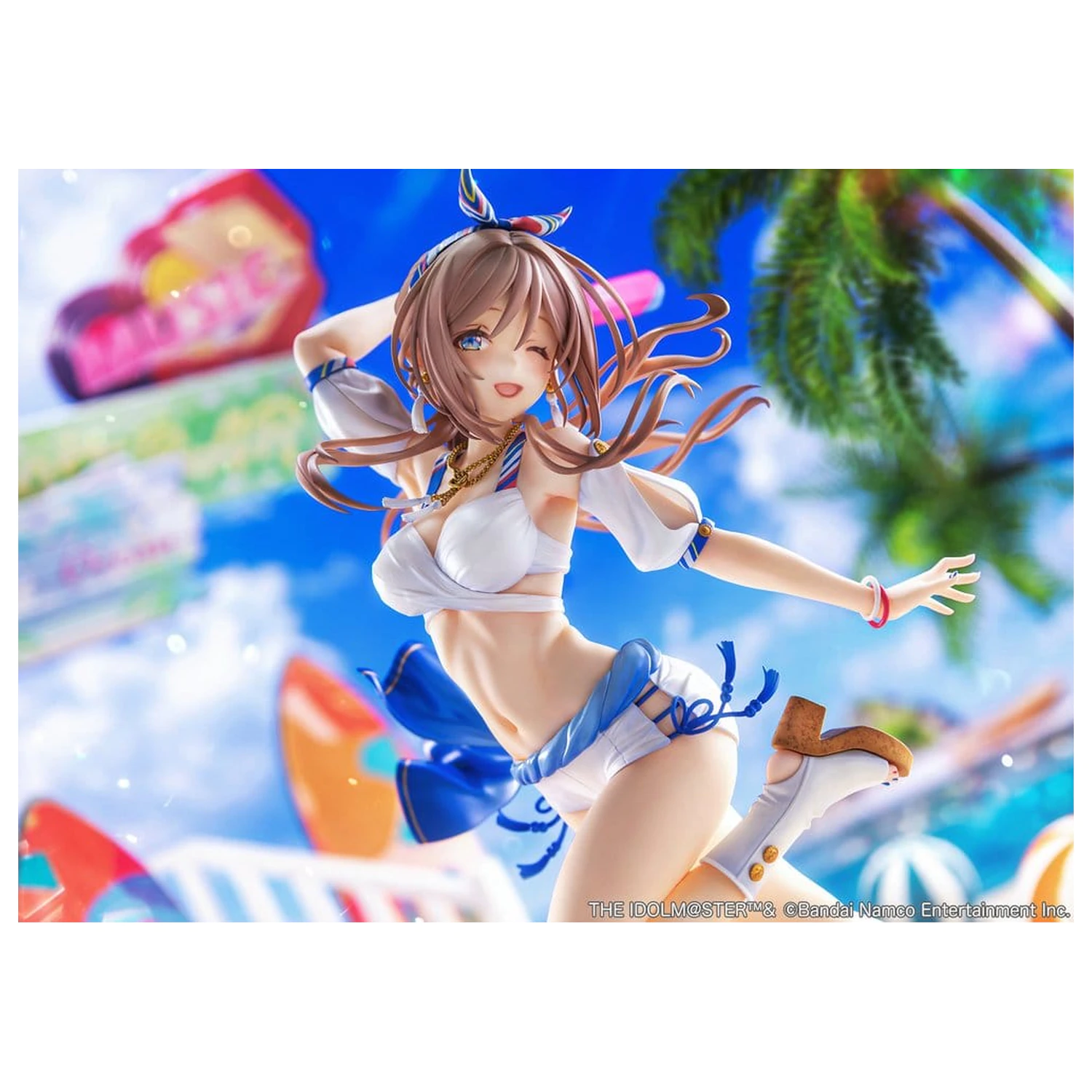 The Idolmaster Gakuen figurka PCV 1/7 Himesaki Rinami Kimi to Semi Blue Ver. 27 cm zdjęcie produktu