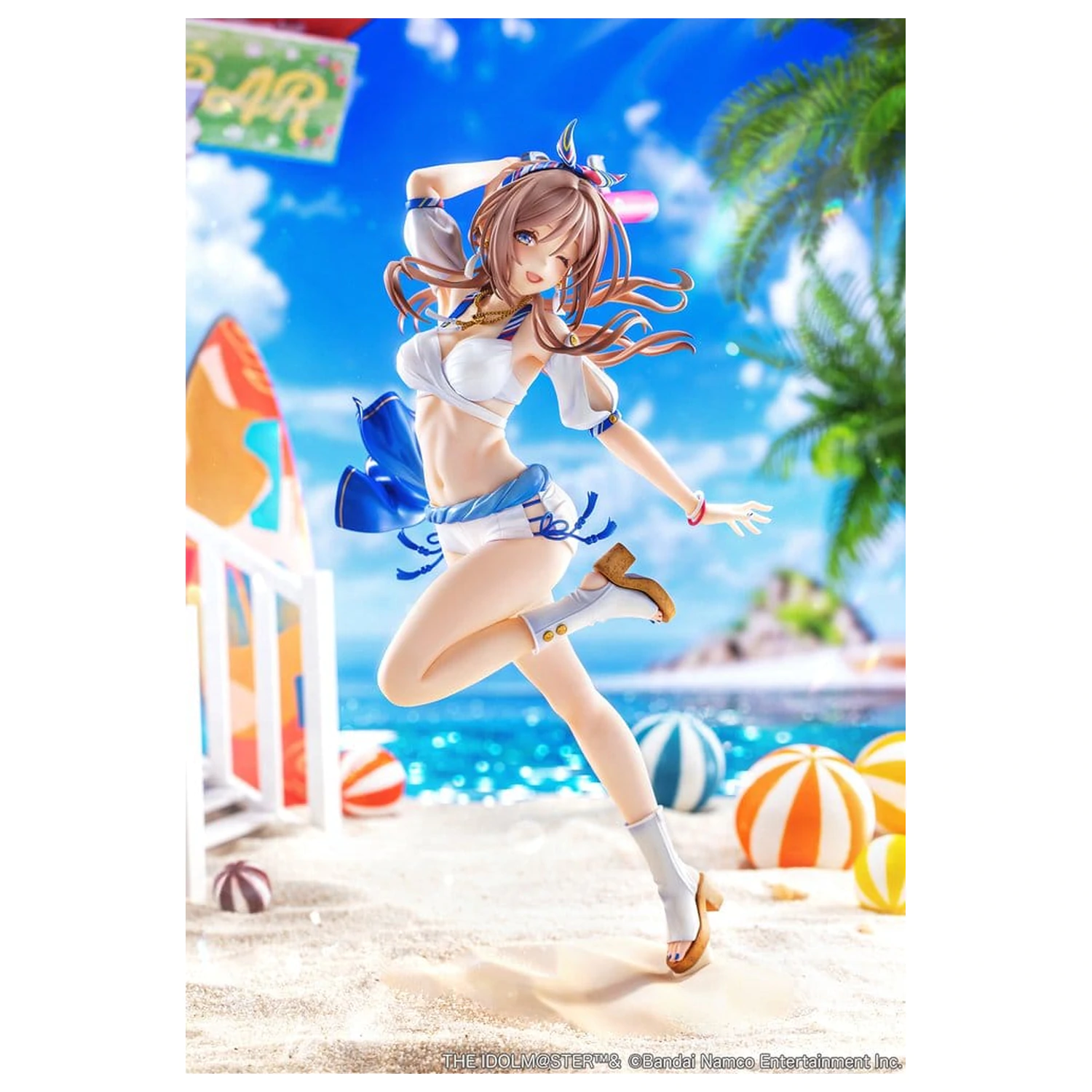 The Idolmaster Gakuen Figurka PCV 1/7 Himesaki Rinami Kimi to Semi Blue Ver. z bonusem 27 cm zdjęcie produktu
