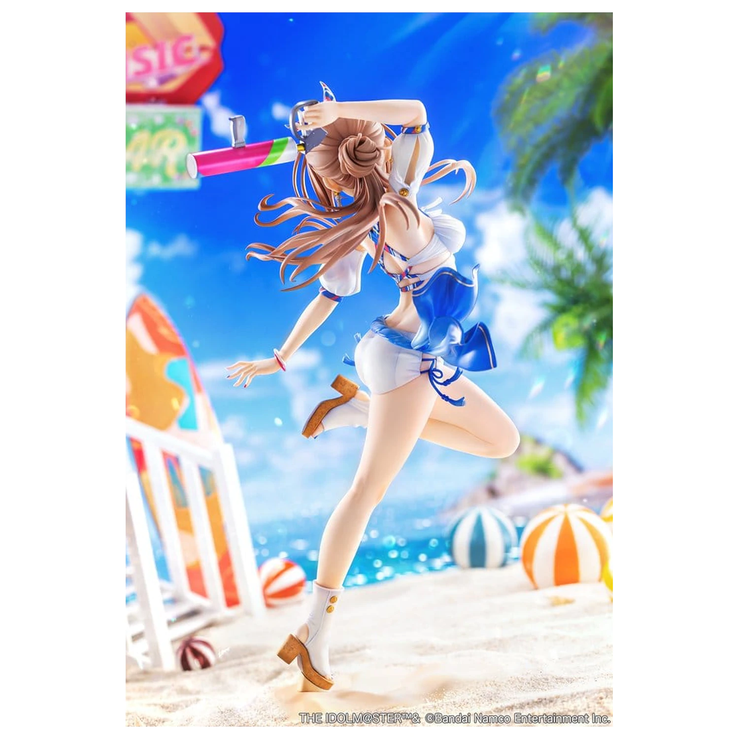 The Idolmaster Gakuen Figurka PCV 1/7 Himesaki Rinami Kimi to Semi Blue Ver. z bonusem 27 cm zdjęcie produktu