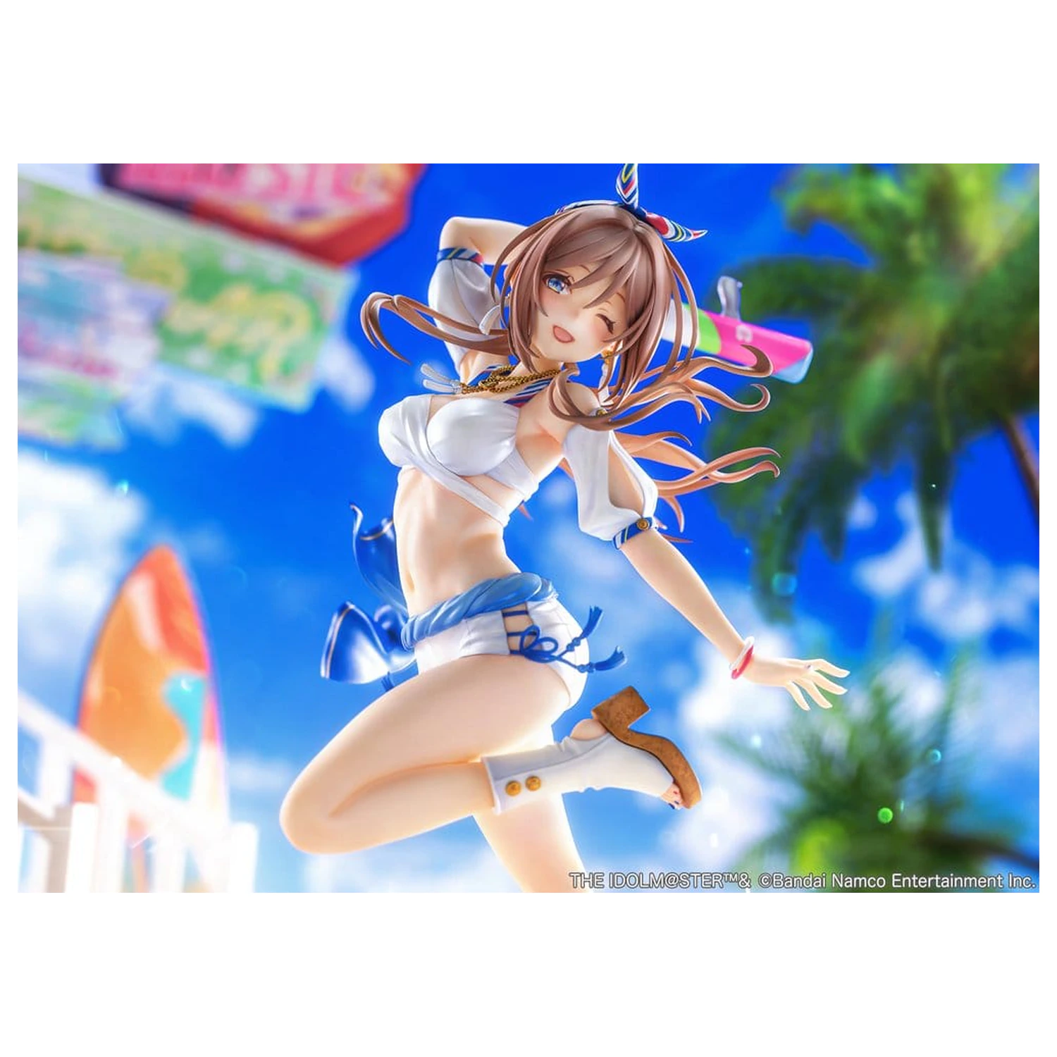 The Idolmaster Gakuen Figurka PCV 1/7 Himesaki Rinami Kimi to Semi Blue Ver. z bonusem 27 cm zdjęcie produktu