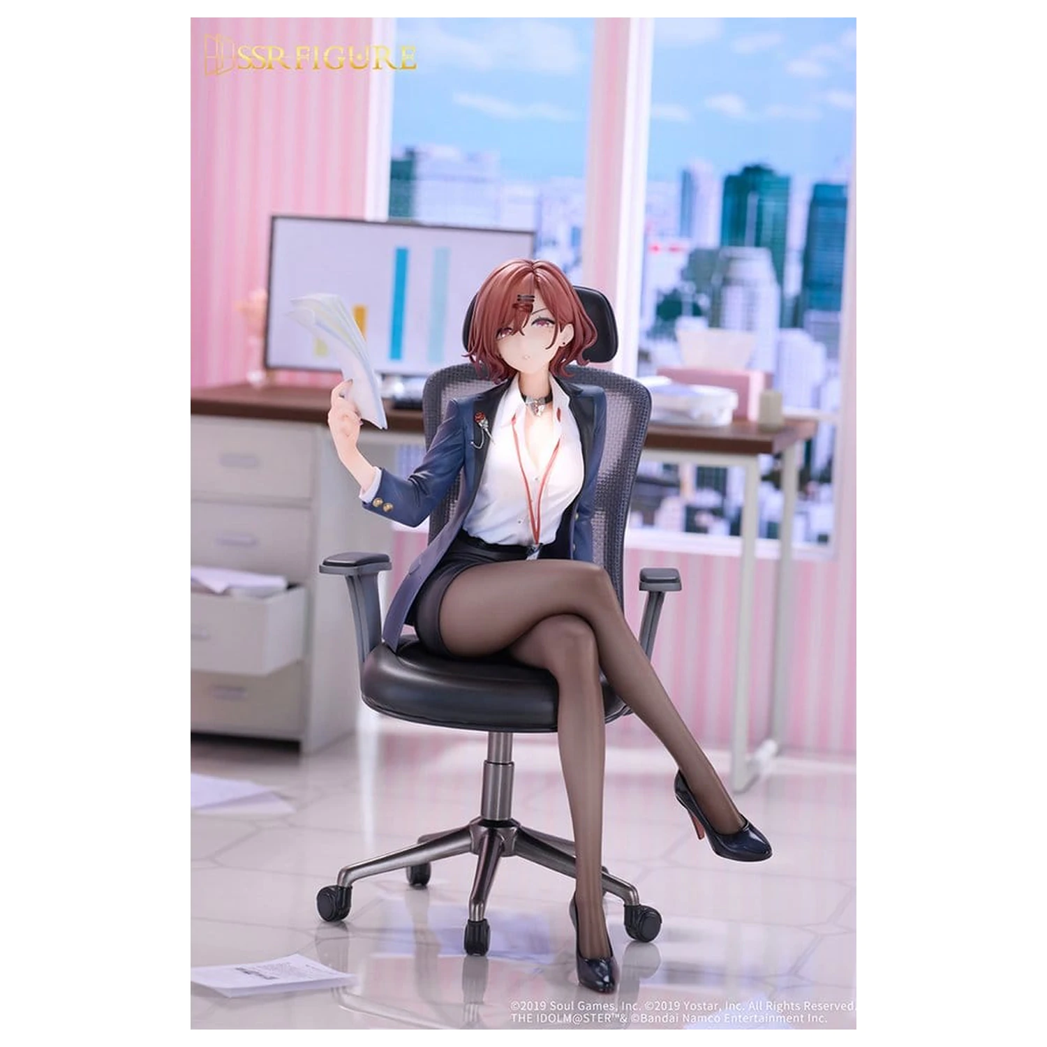 The Idolmaster Shiny Colors x Mahjong Soul figurka PCV 1/7 Madoka Higuchi Effortless Work Ver. 21 cm zdjęcie produktu