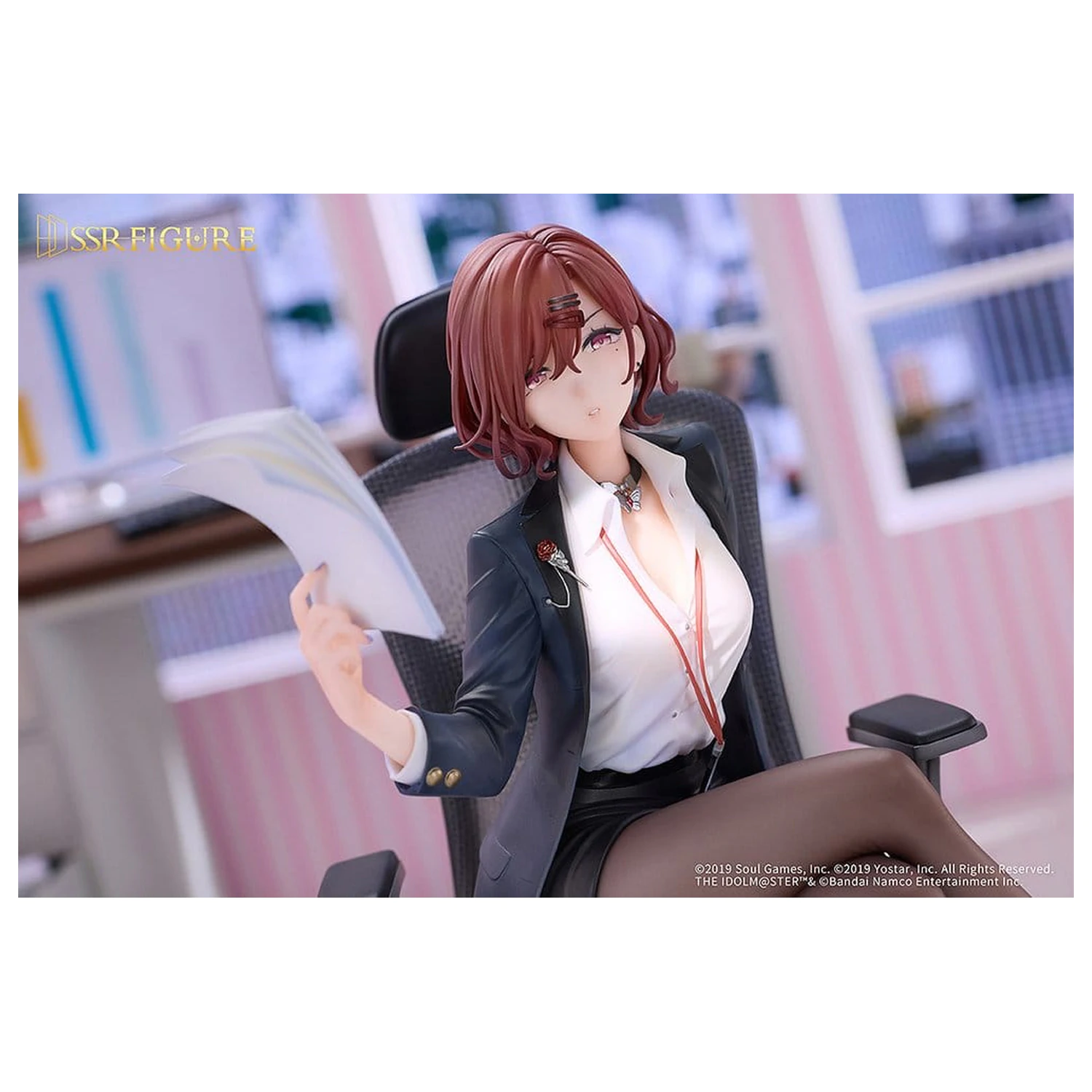 The Idolmaster Shiny Colors x Mahjong Soul figurka PCV 1/7 Madoka Higuchi Effortless Work Ver. 21 cm zdjęcie produktu