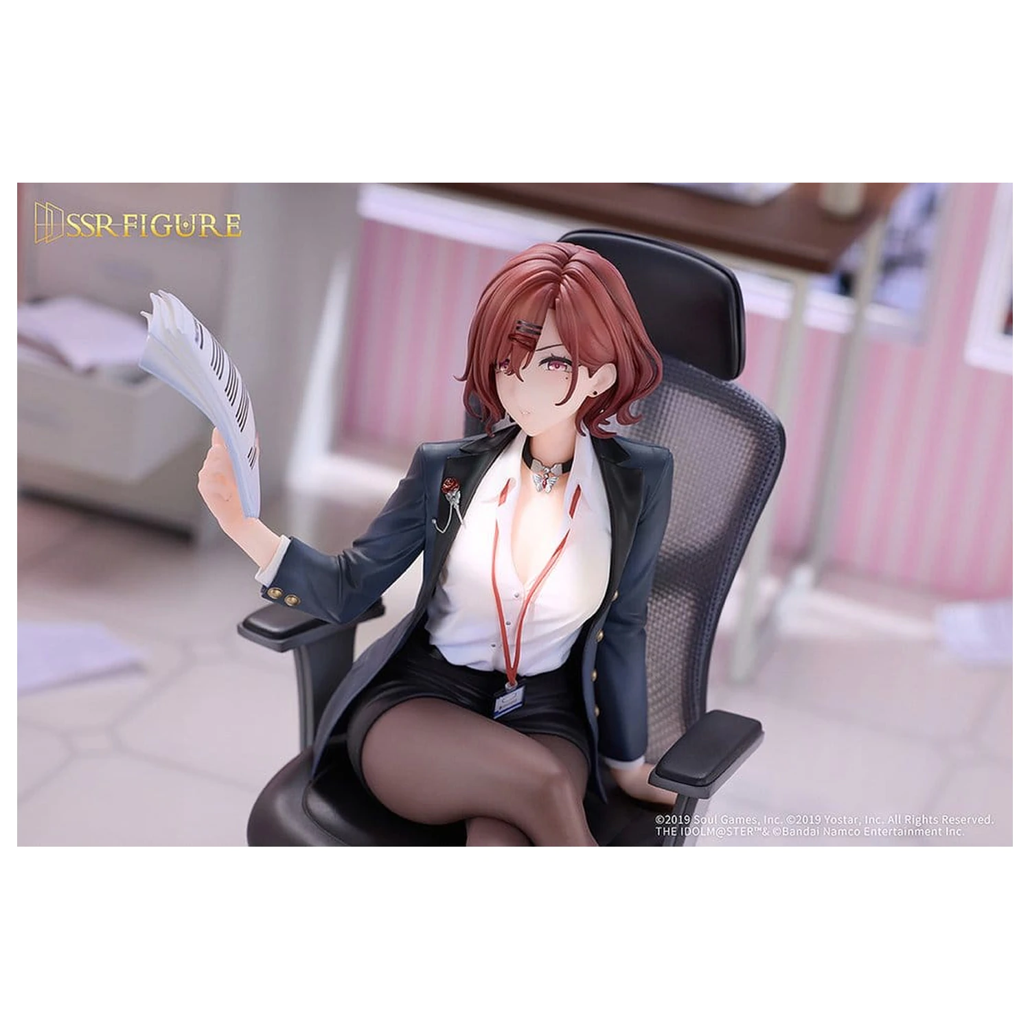 The Idolmaster Shiny Colors x Mahjong Soul figurka PCV 1/7 Madoka Higuchi Effortless Work Ver. 21 cm zdjęcie produktu