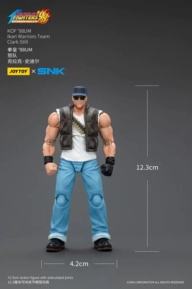 The King Of Fighters '98 Figurka Akcji Hero Team Clark Still 12 cm zdjęcie produktu