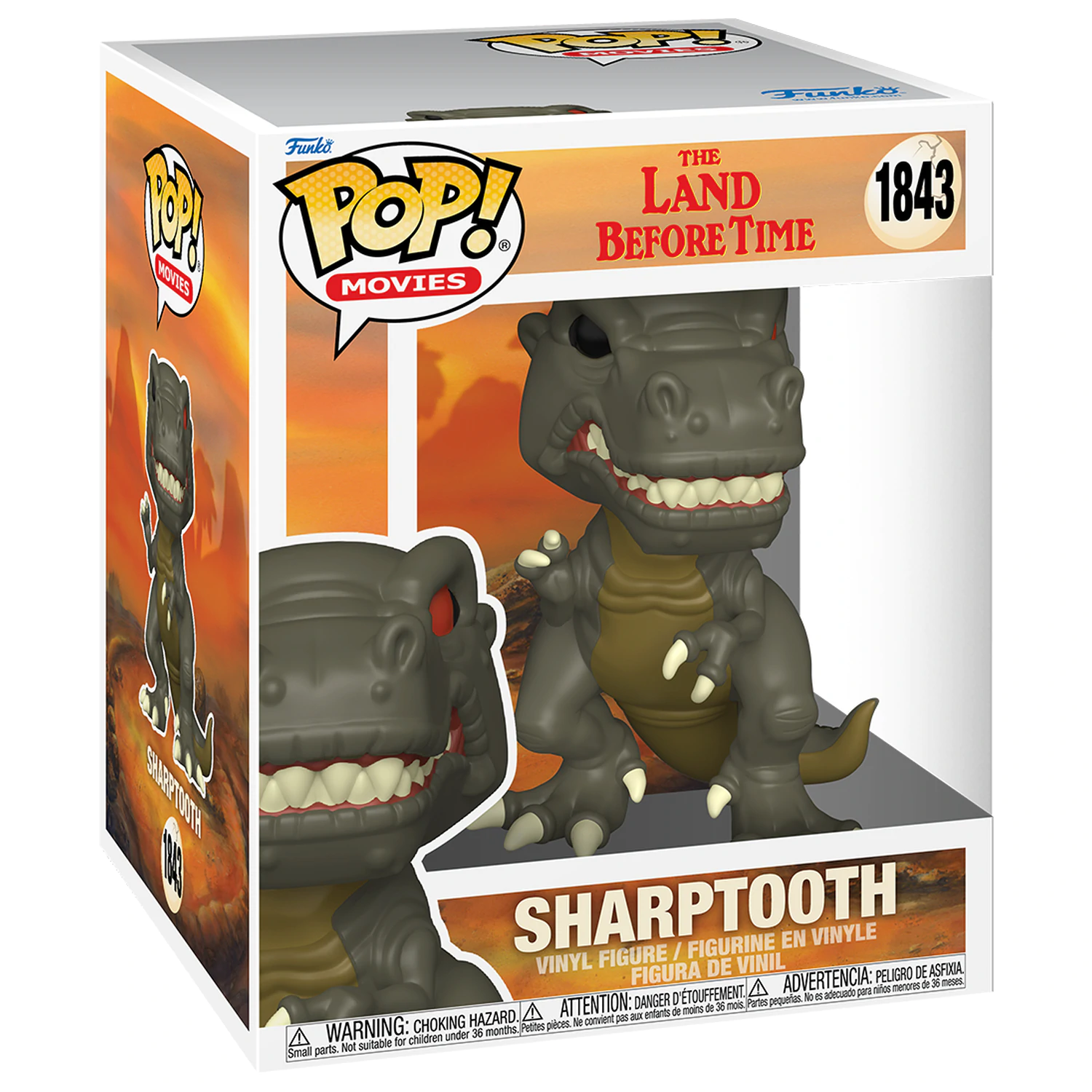 Pradawny Ląd Super Sized Funko POP! Figurka Vinyl Sharptooth 15 cm zdjęcie produktu