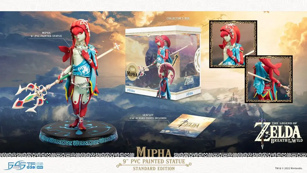 The Legend of Zelda Breath of the Wild Statuetka z PVC Mipha 21 cm zdjęcie produktu