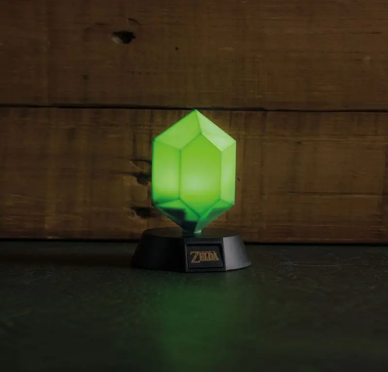 Legend of Zelda Lampka 3D Green Rupee 10 cm zdjęcie produktu
