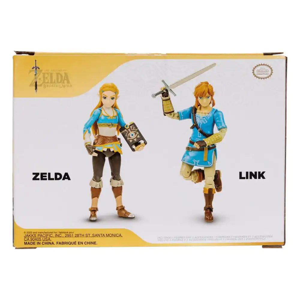 The Legend of Zelda Figurka Akcji 2-Pack Princess Zelda, Link 10 cm zdjęcie produktu